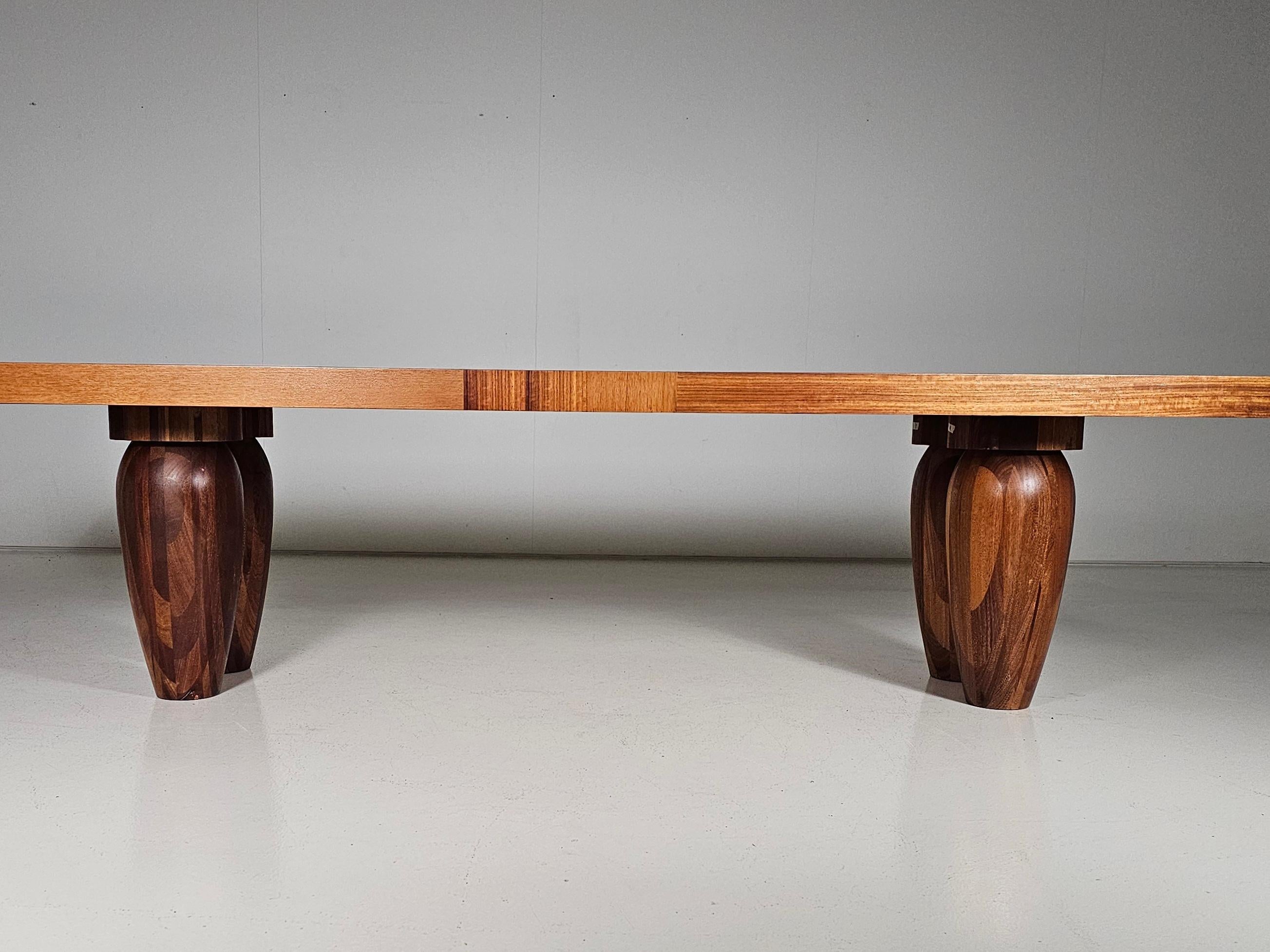 Bagutta dining table by Henk Vos for Linteloo In Good Condition For Sale In amstelveen, NL