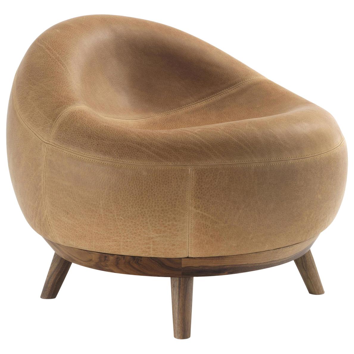 Fauteuil en cuir Bahamas