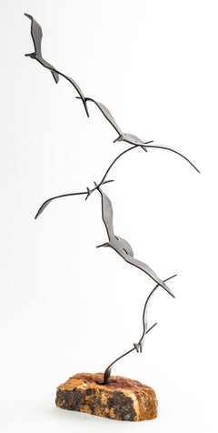 Bijan Bahar Uccelli in volo Scultura moderna