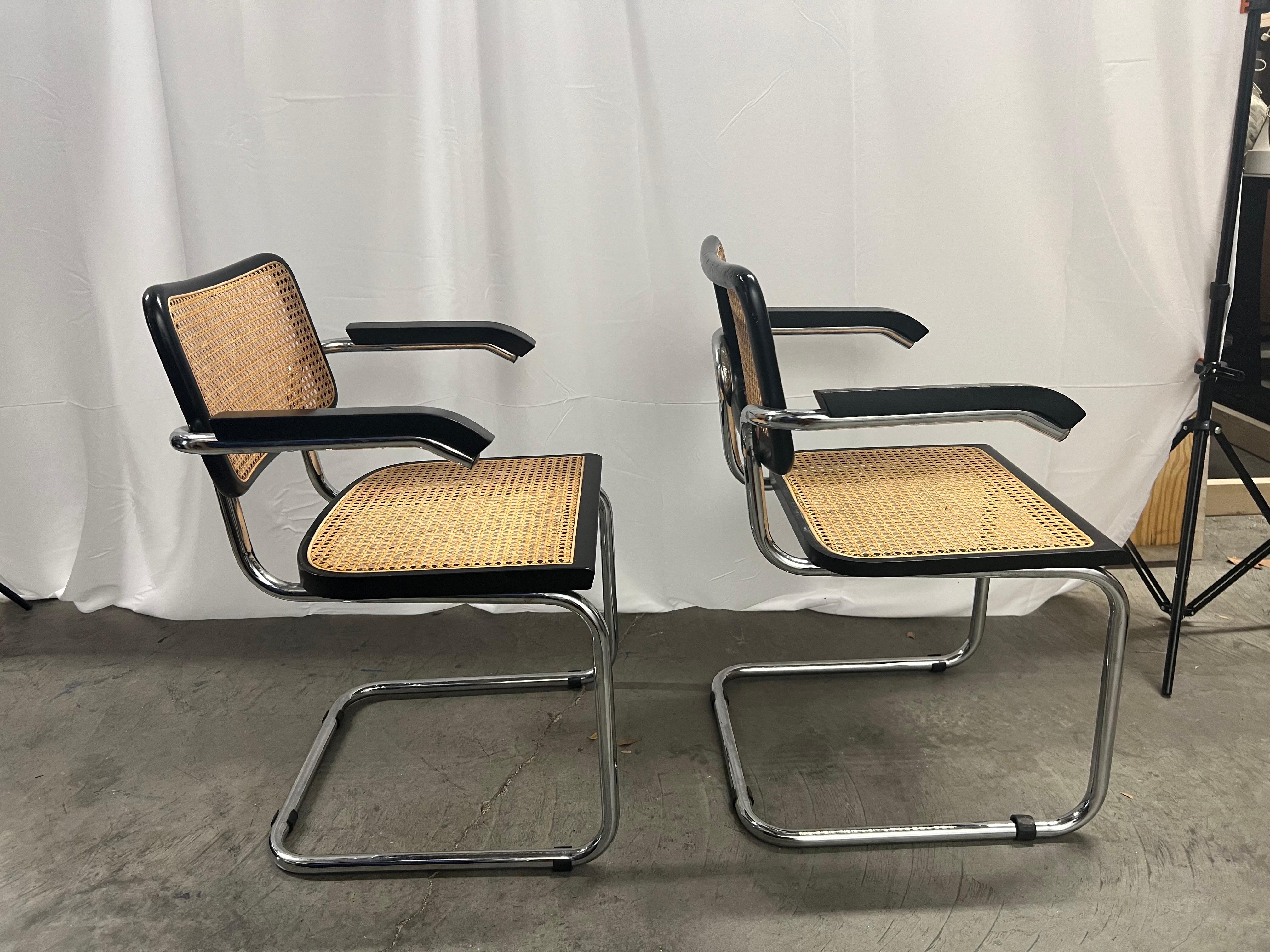 Bahaus Marcel Breuer Cesca Chair S64  For Sale 3