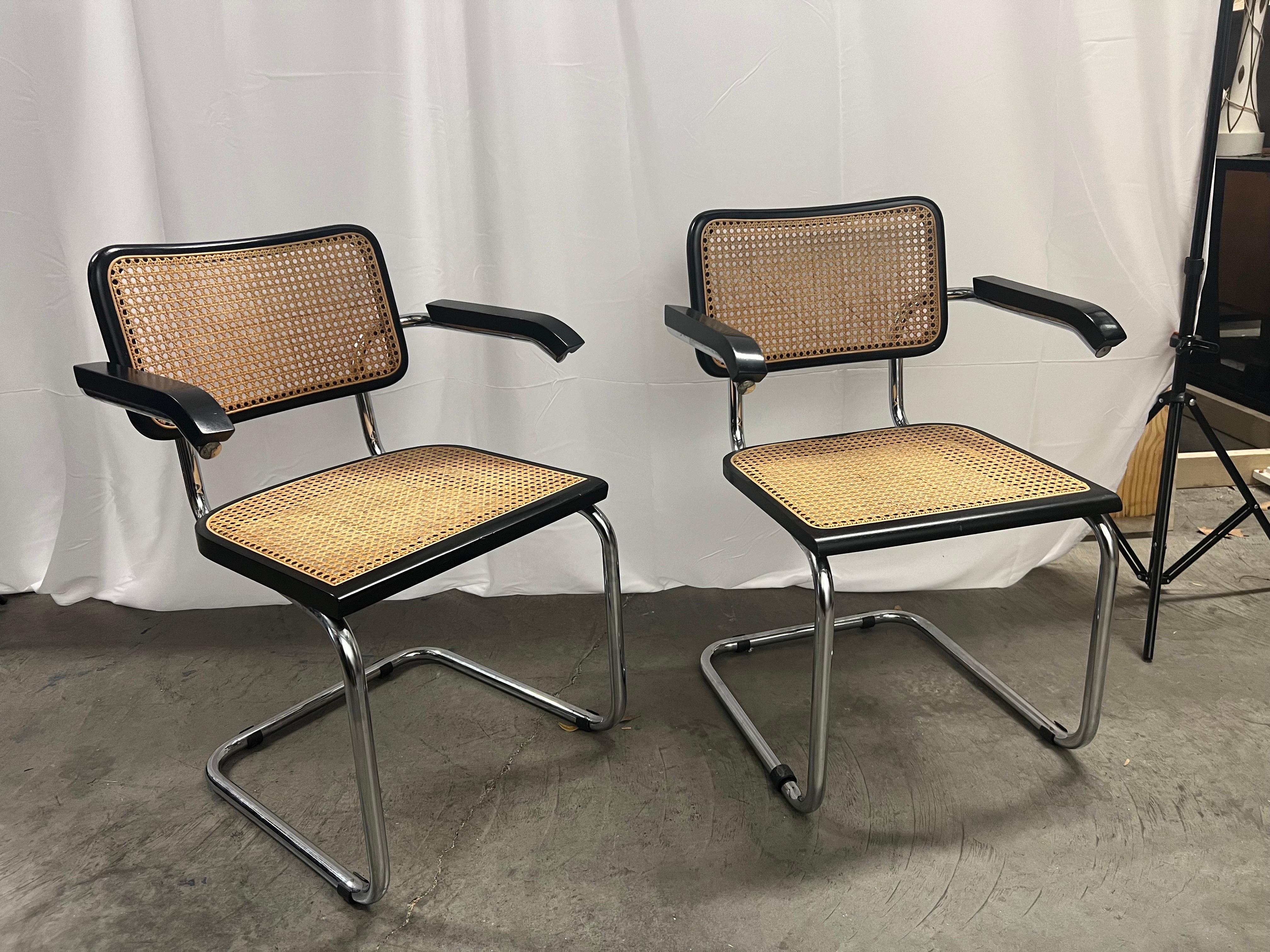 Bahaus Marcel Breuer Cesca Chair S64  For Sale 4