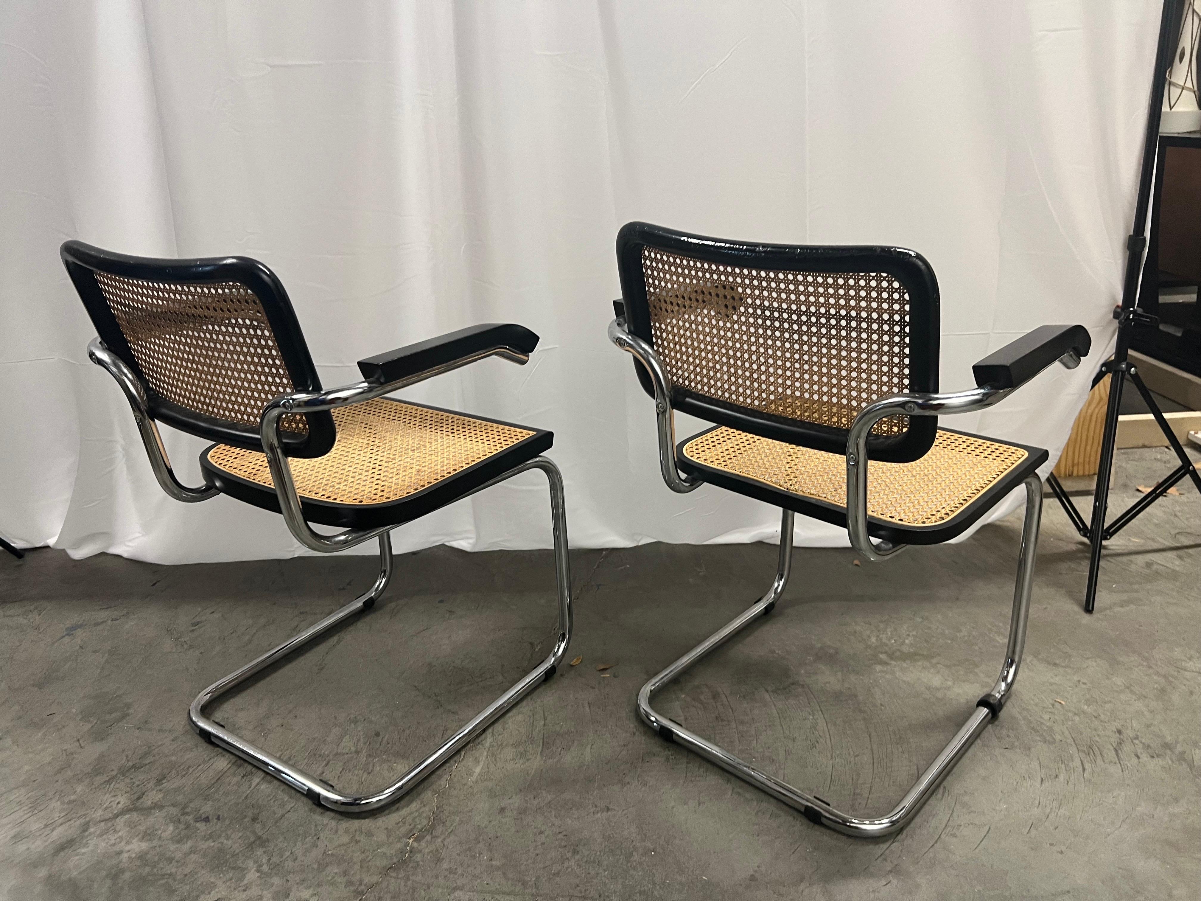 Bahaus Marcel Breuer Cesca Chair S64  For Sale 1