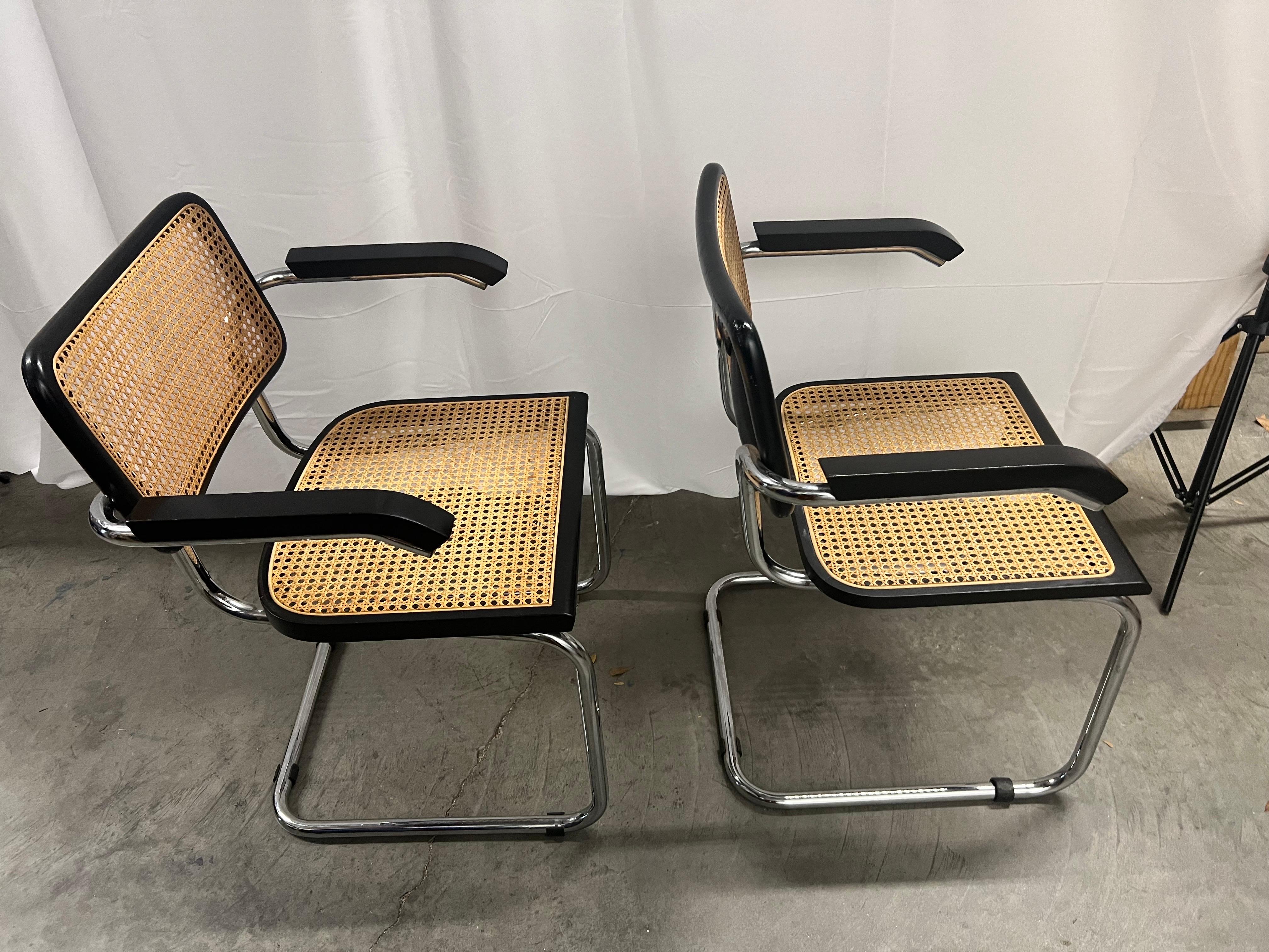 Bahaus Marcel Breuer Cesca Chair S64  For Sale 2