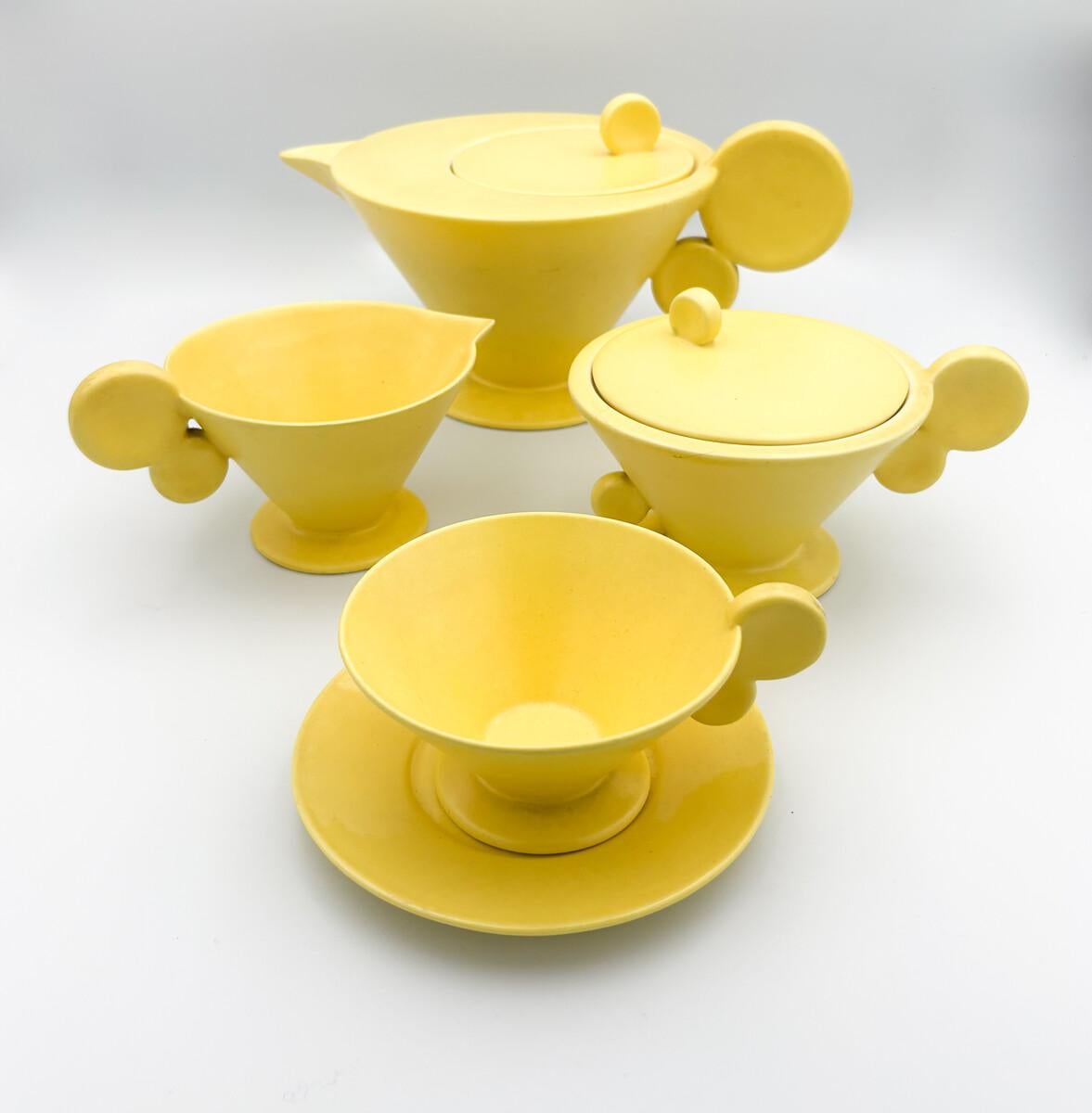 Céramique Bahaus Tea Set by Margarete Heymann Marks en vente