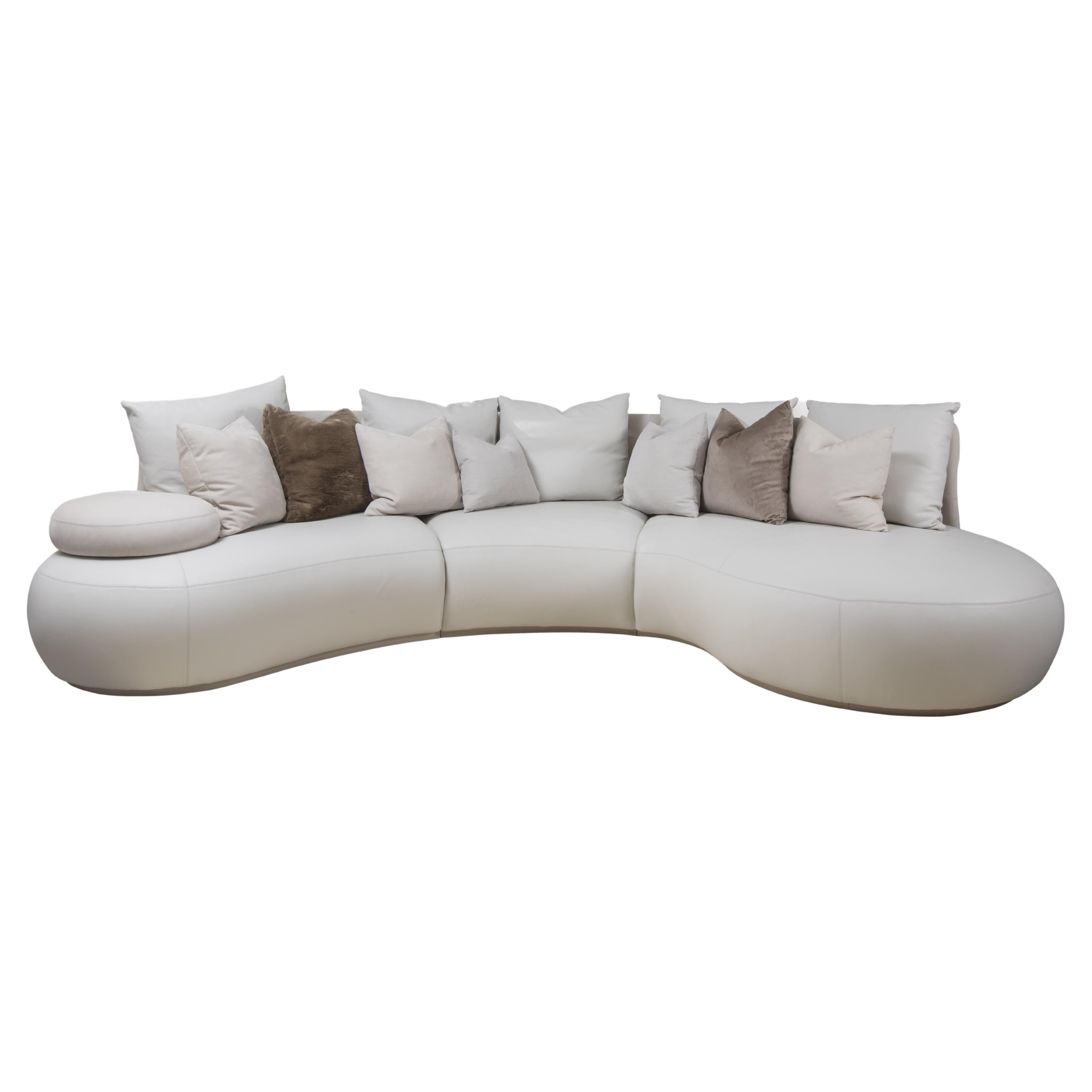 Bahia Royal, Modern Curved Sofa For Sale