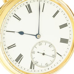 Bahne Bonniksen. A Rare Gold Kew A Karrusel Watch C1895