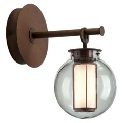 BAI A DI DI Wall Light in Bronze & Grey Glass by Neri & Hu 2014