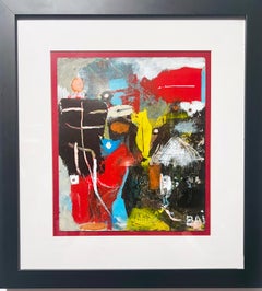 Domani è oggi, pittura acrilica astratta dell'artista afroamericana Bai