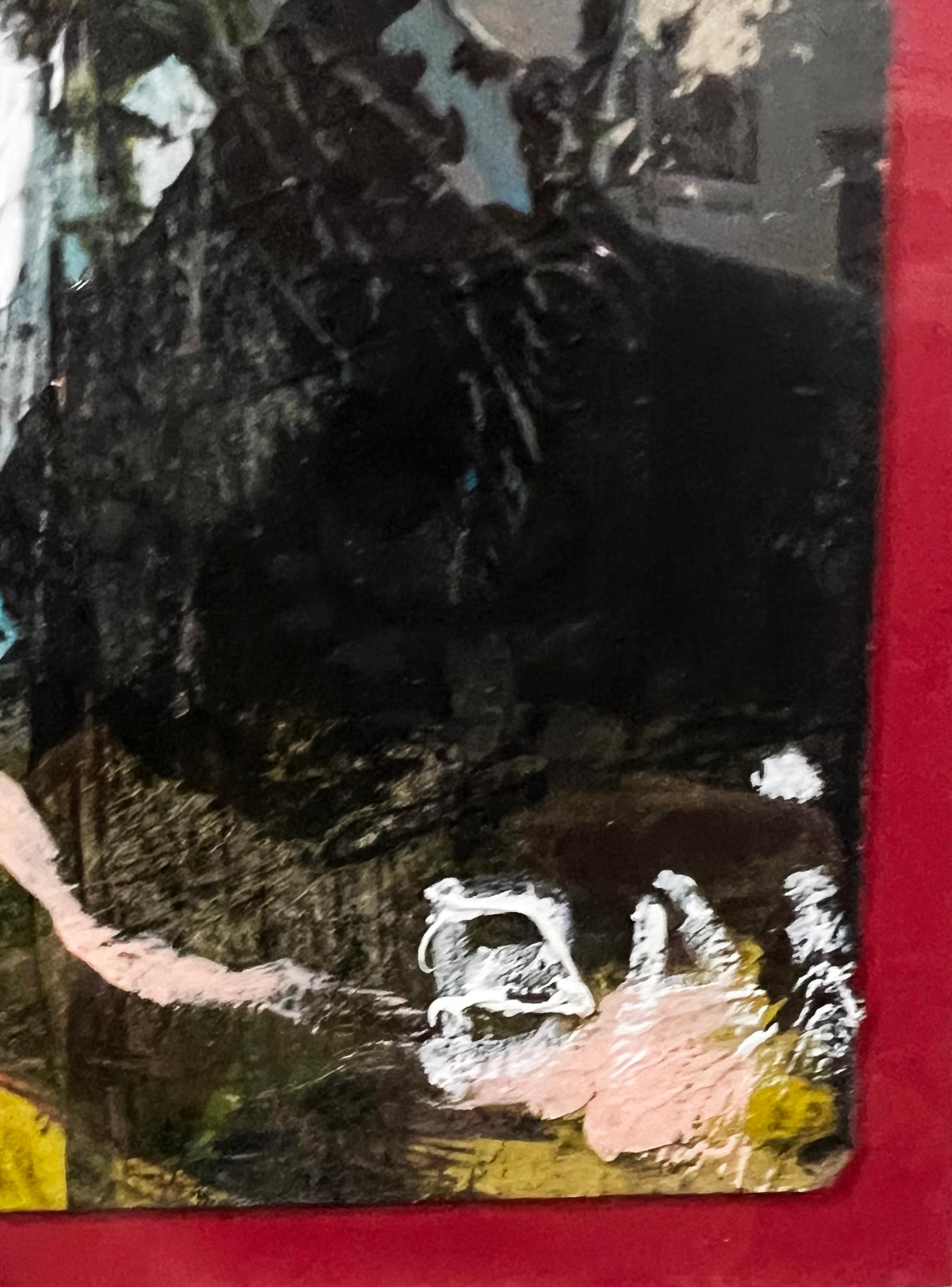Domani è oggi, pittura acrilica astratta dell'artista afroamericana Bai 3