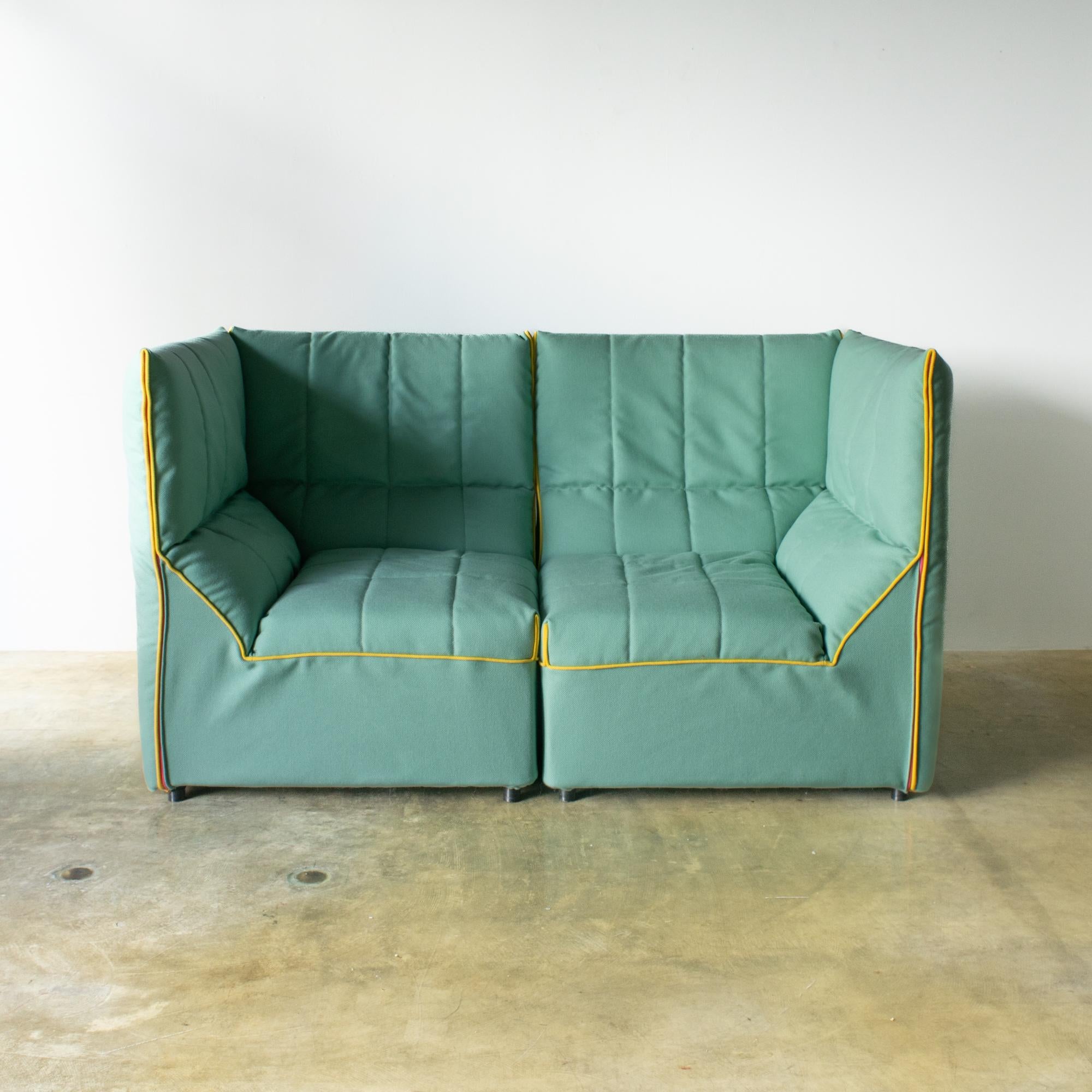 Baia Zweisitzer-Sofa Antonio Citterio space age postmodern (Postmoderne) im Angebot