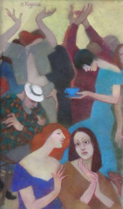 Consolation. 2020., canvas, pastel, 55,5x31 cm