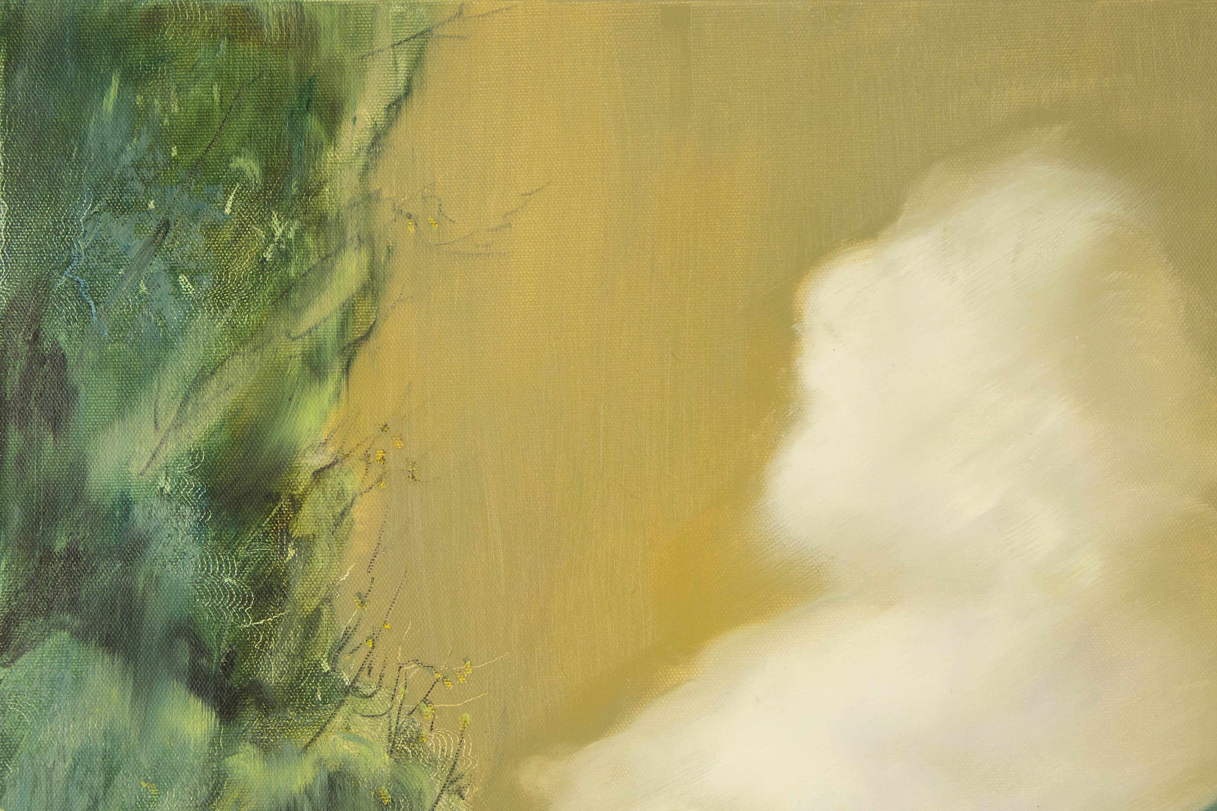 Baihai Zhang Landschaft Original Öl auf Leinwand 