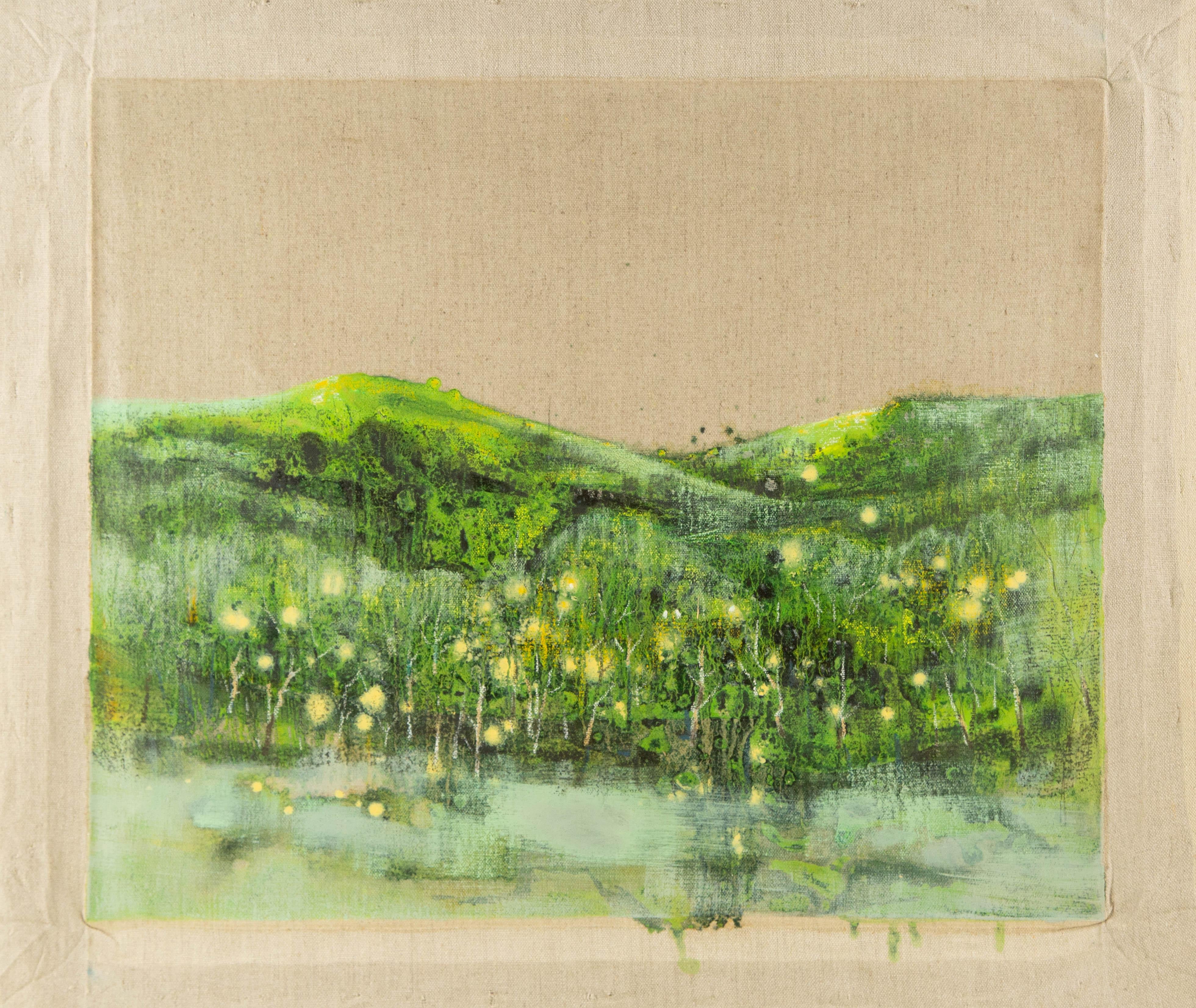 Baihai Zhang Landscape Original Oil On Canvas 