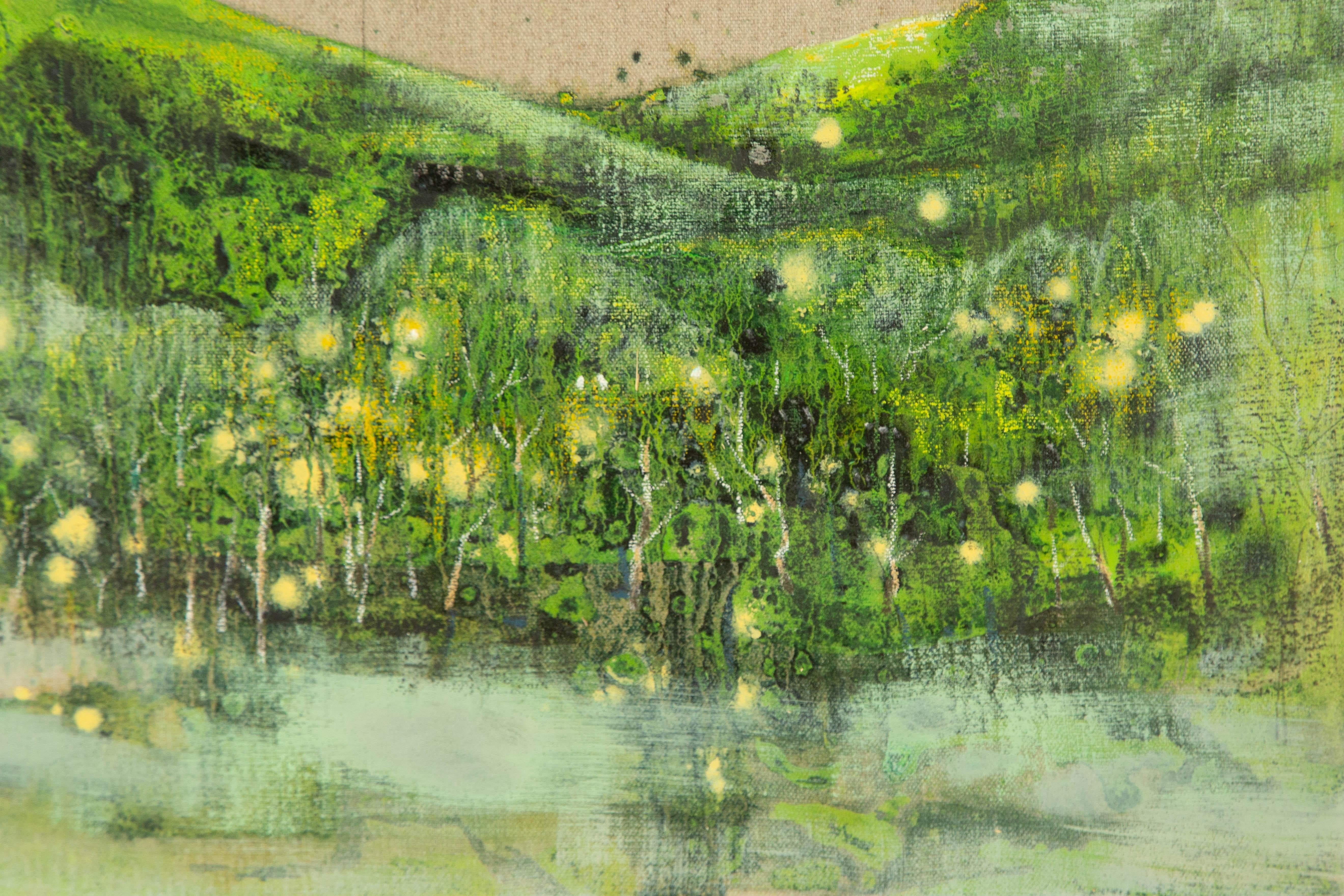 Baihai Zhang Landscape Original Oil On Canvas 