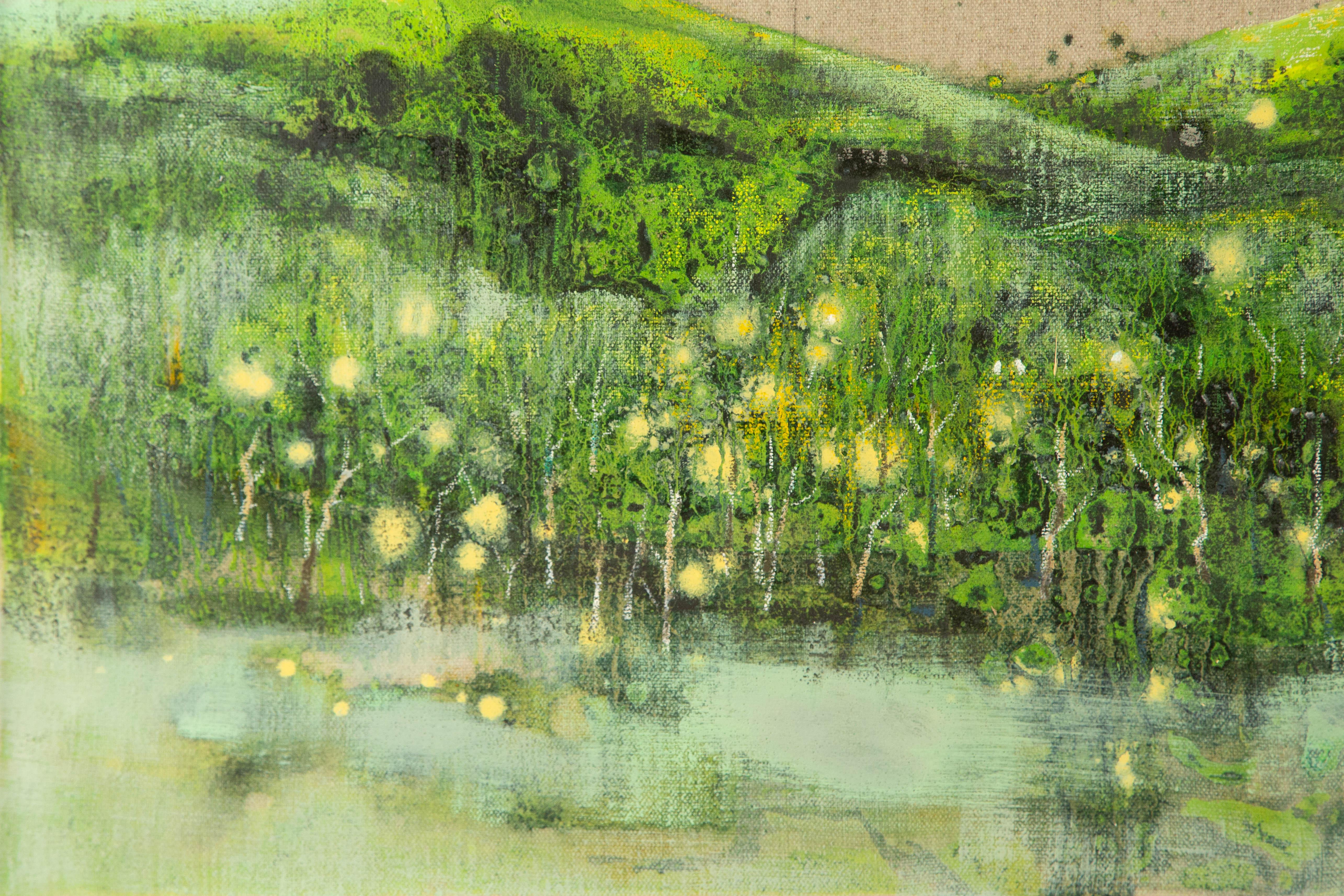 Baihai Zhang Landscape Original Oil On Canvas 