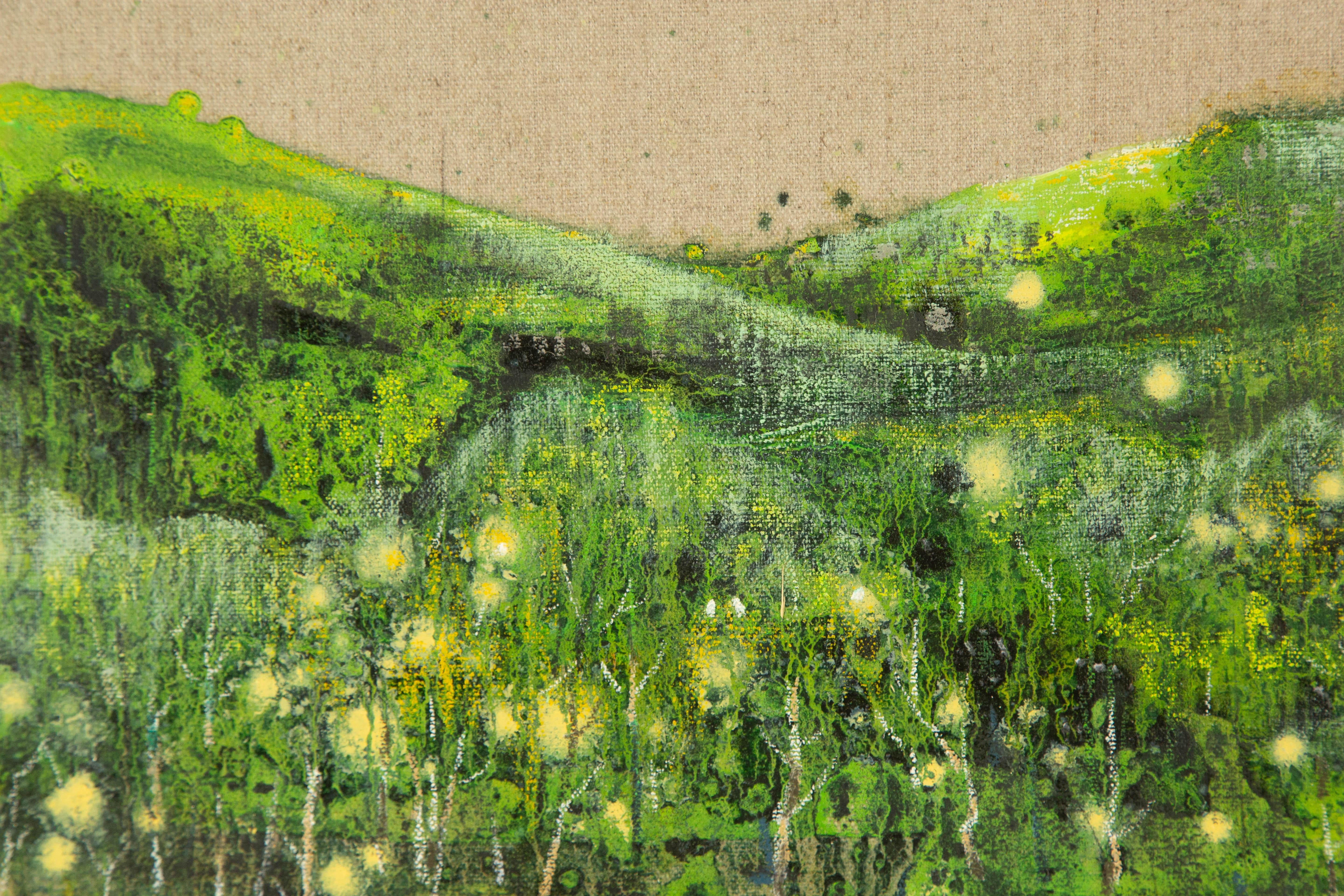 Baihai Zhang Landscape Original Oil On Canvas 