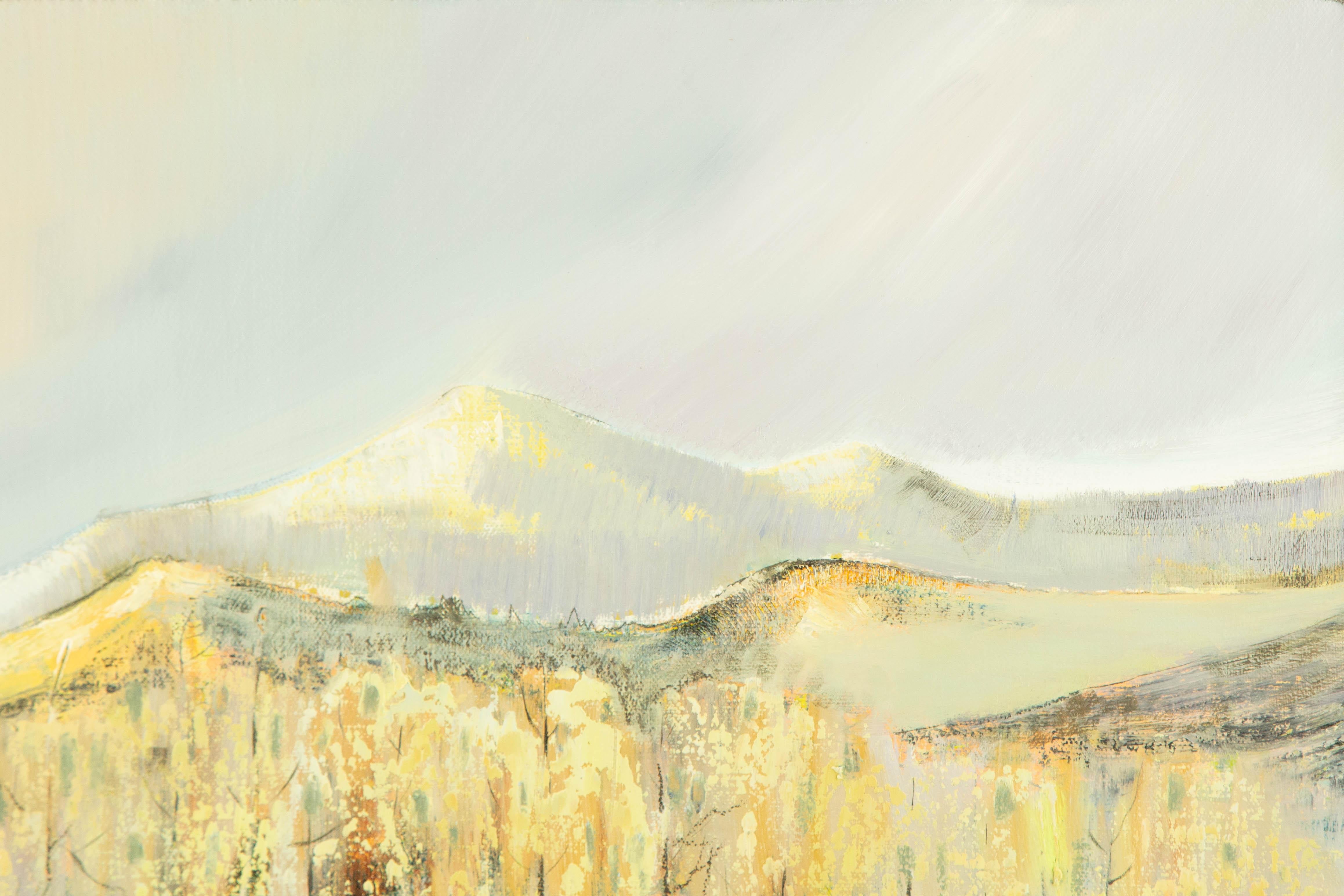 Baihai Zhang Paesaggio originale Olio su tela 