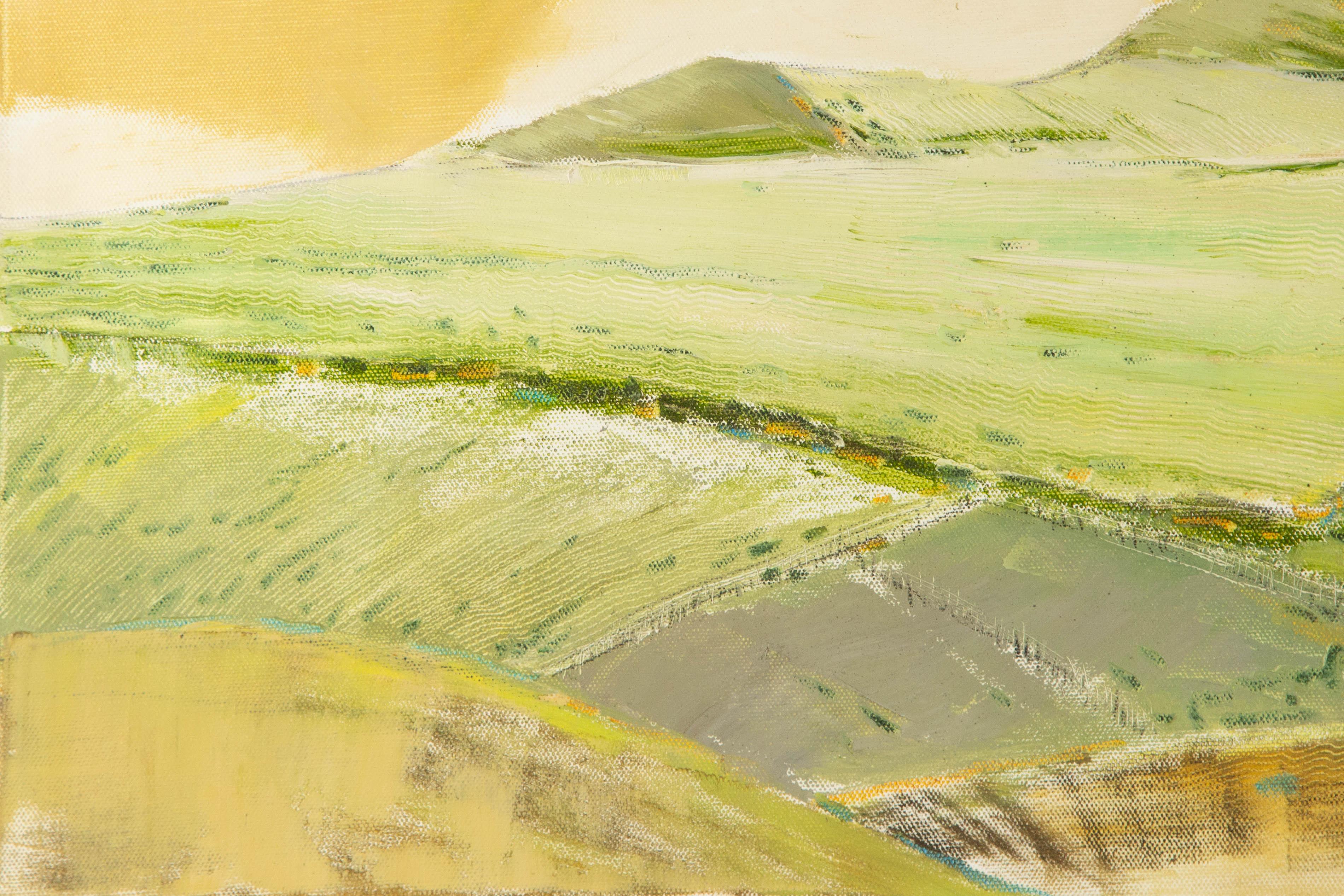 Baihai Zhang Landscape Original Oil On Canvas 