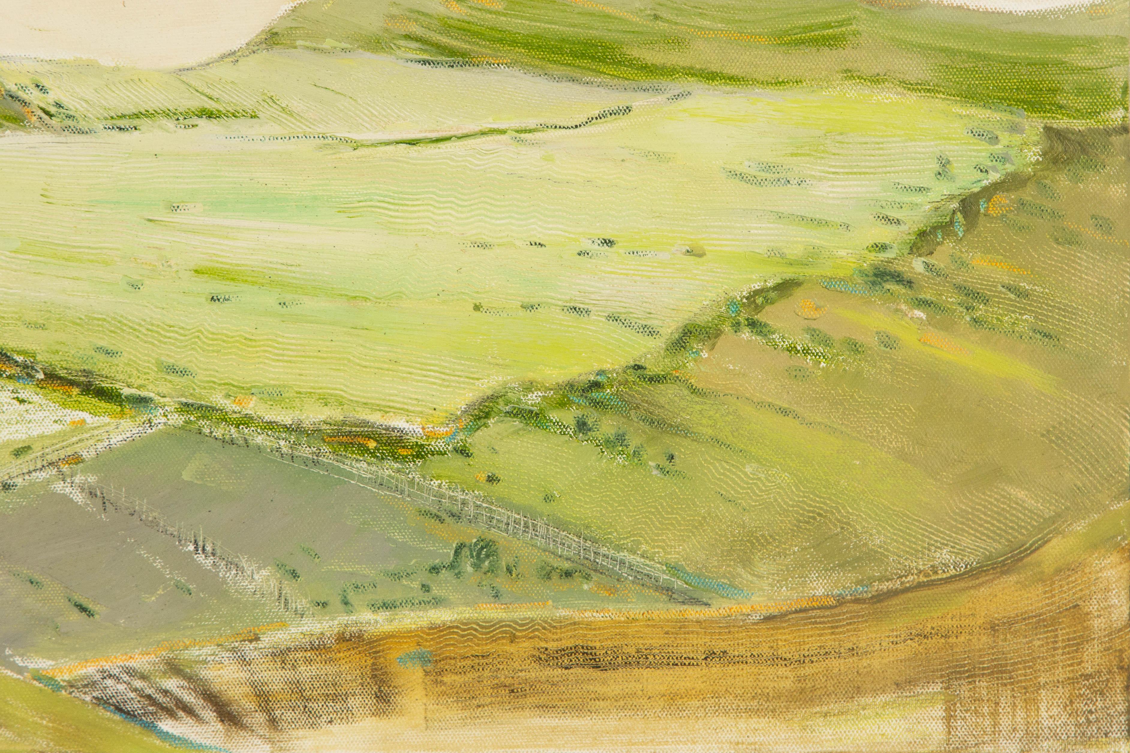 Baihai Zhang Landscape Original Oil On Canvas 