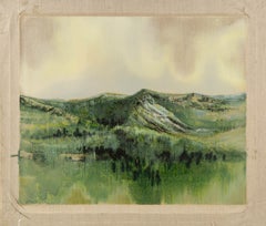 Baihai Zhang Landscape Original Oil On Canvas "Ridge and Forest"