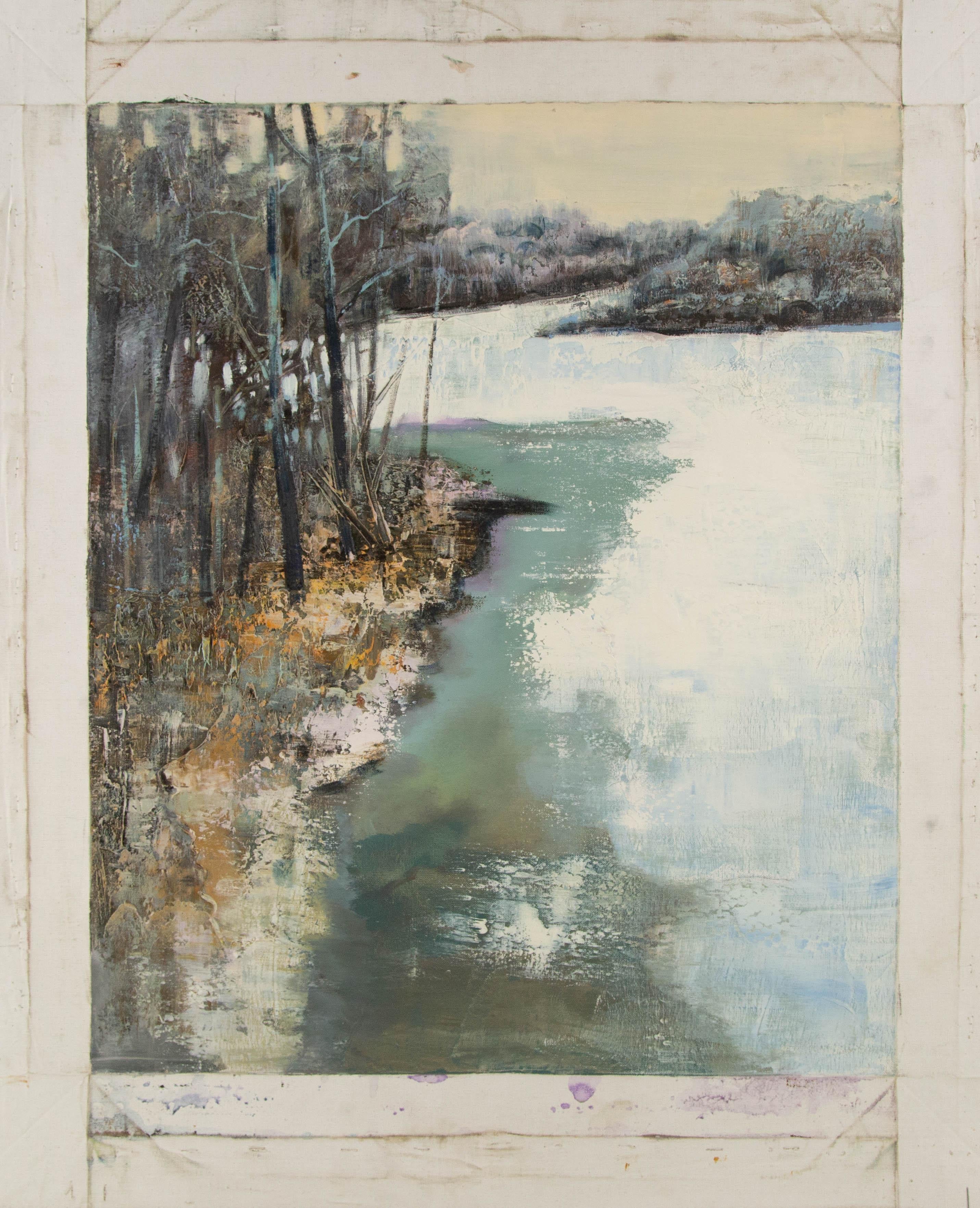 Baihai Zhang Landscape Original Oil On Canvas 