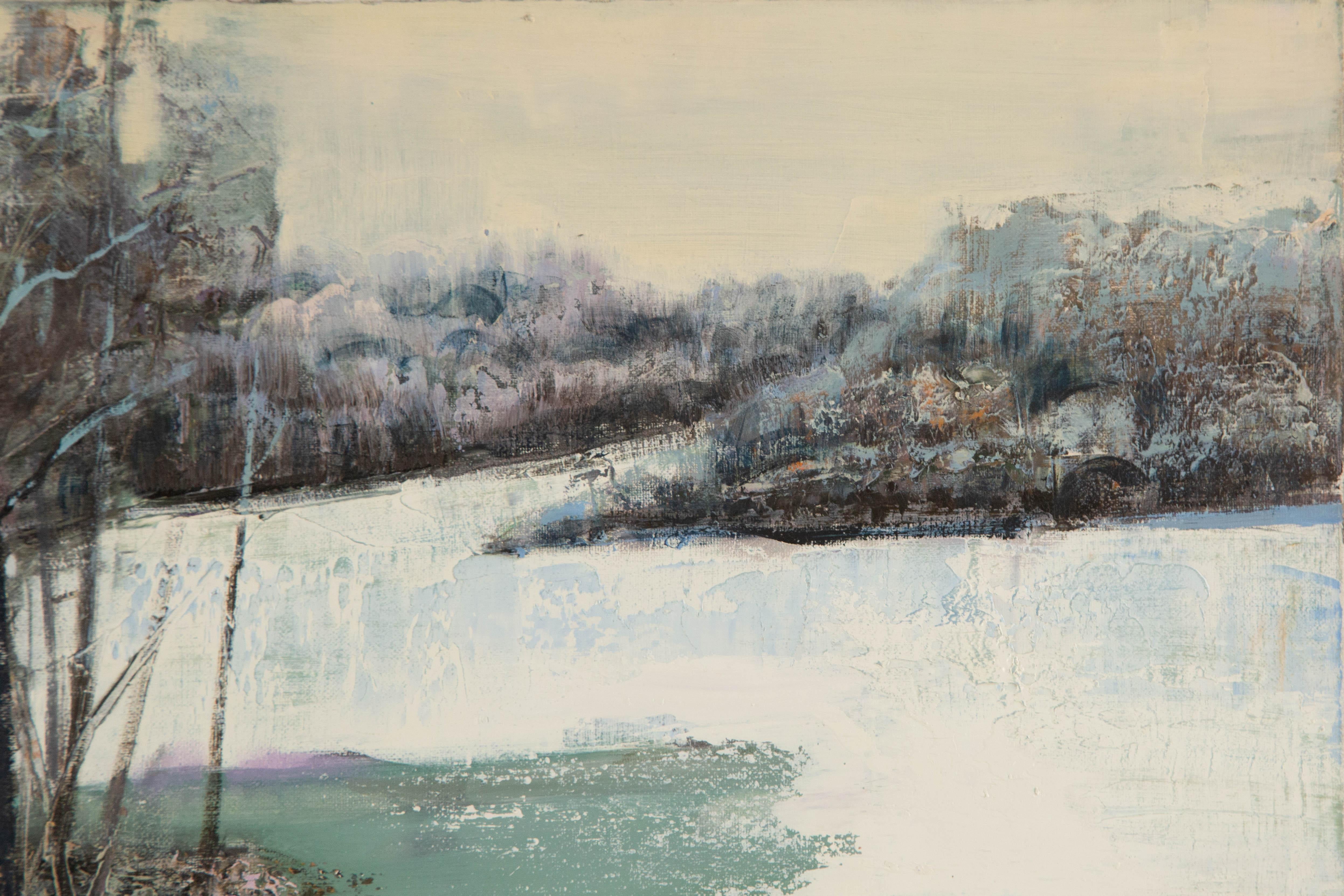 Baihai Zhang Landscape Original Oil On Canvas 