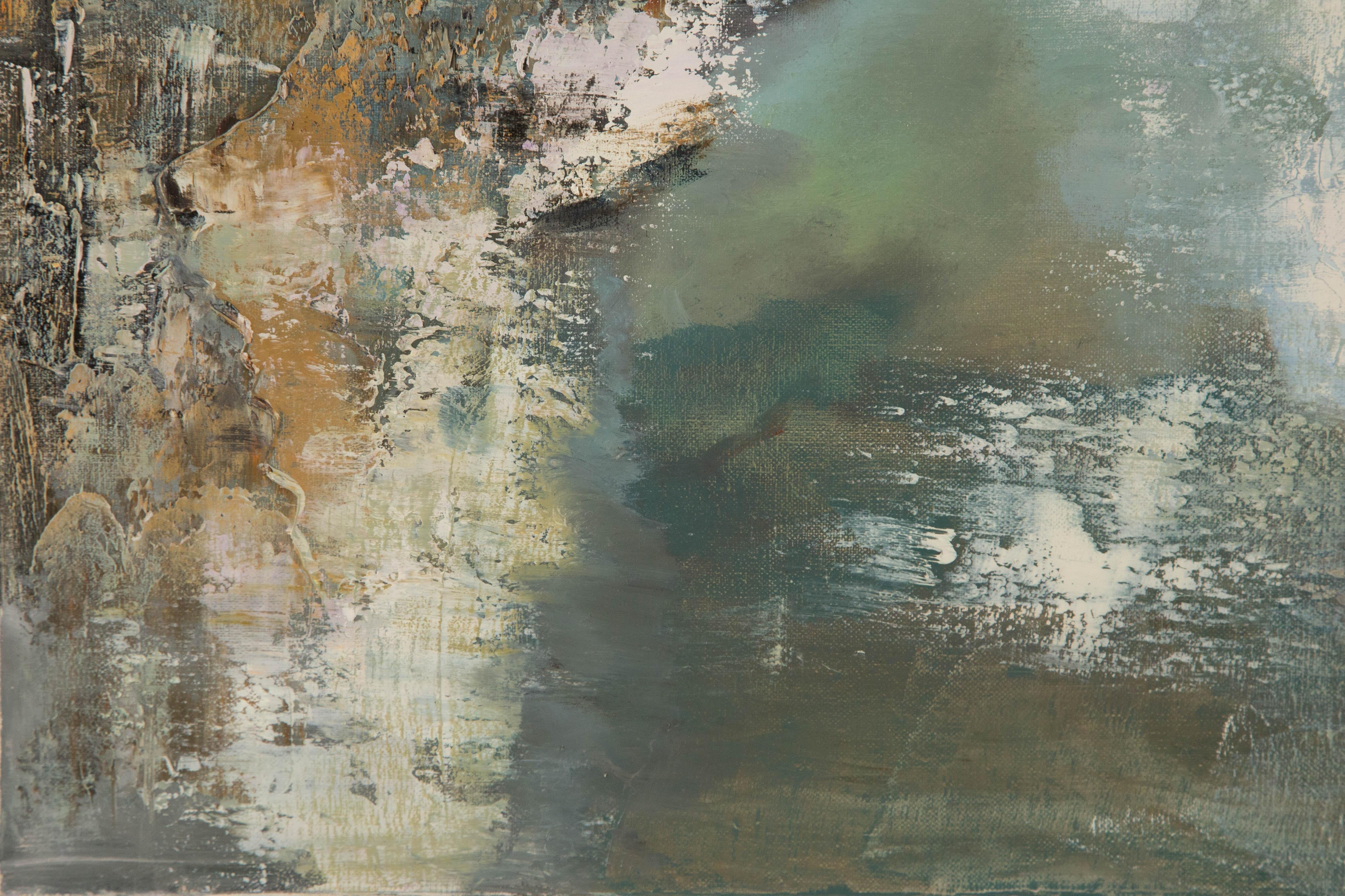 Baihai Zhang Landscape Original Oil On Canvas 