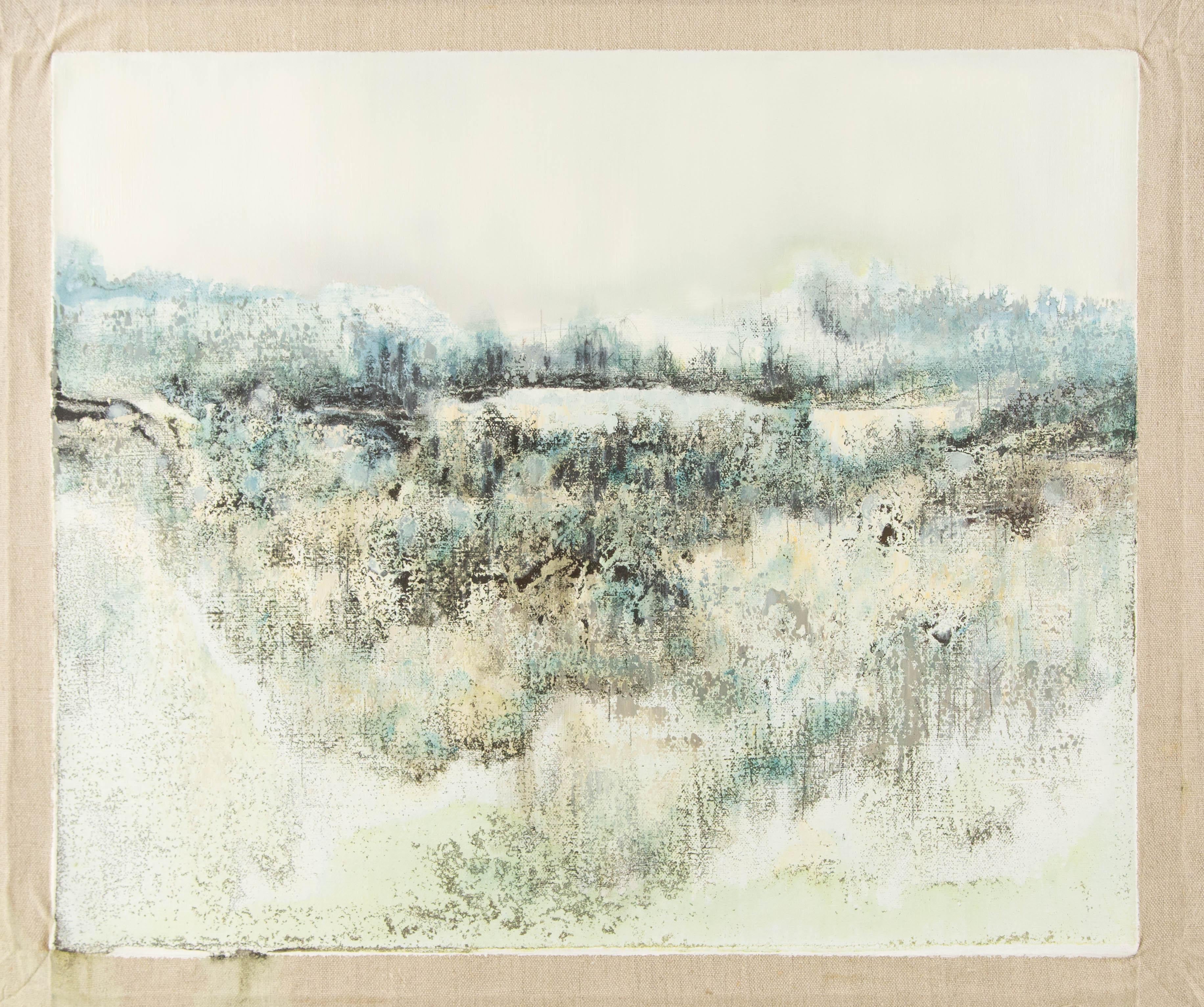 Baihai Zhang Landscape Original Oil On Canvas 