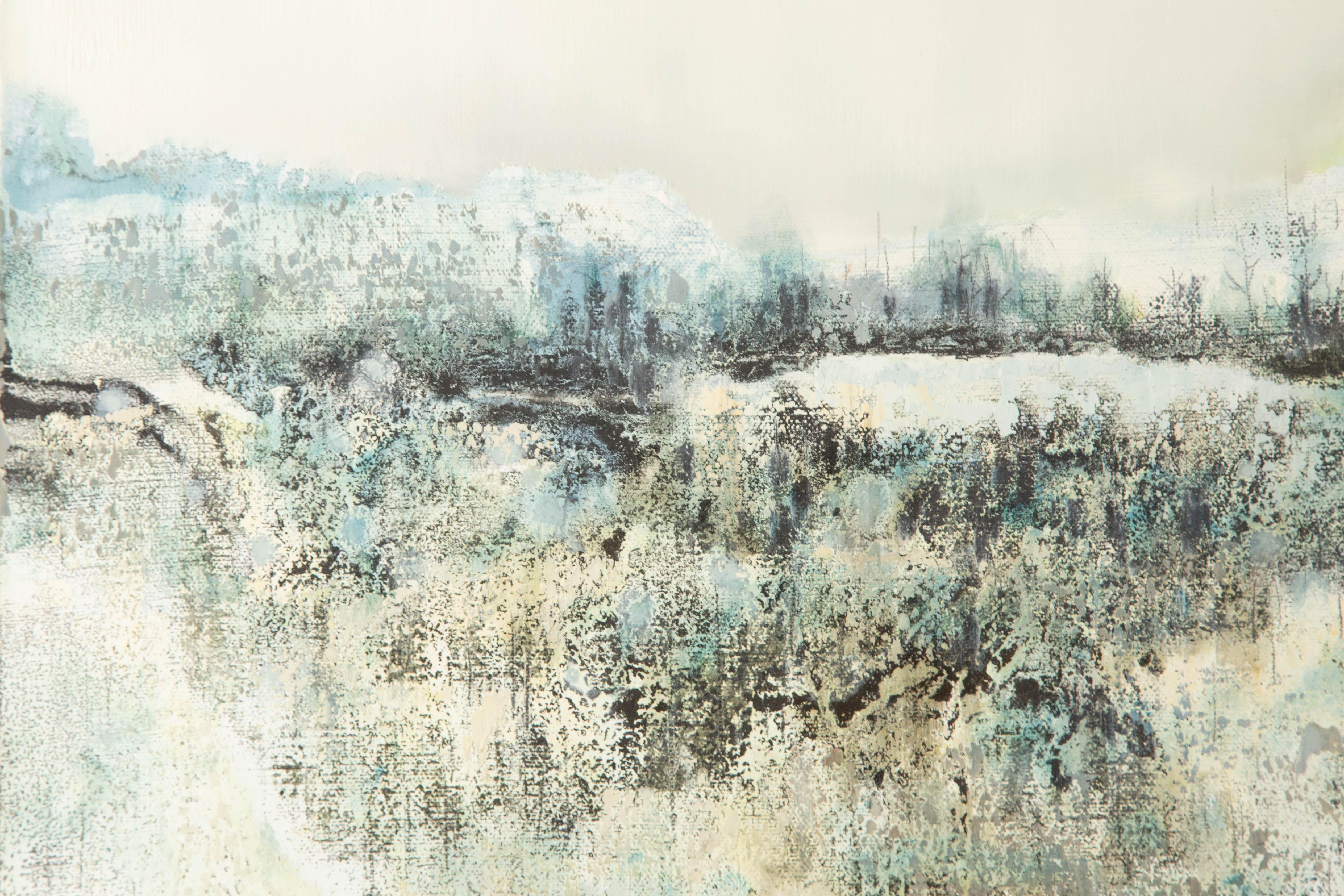 Baihai Zhang Landscape Original Oil On Canvas 