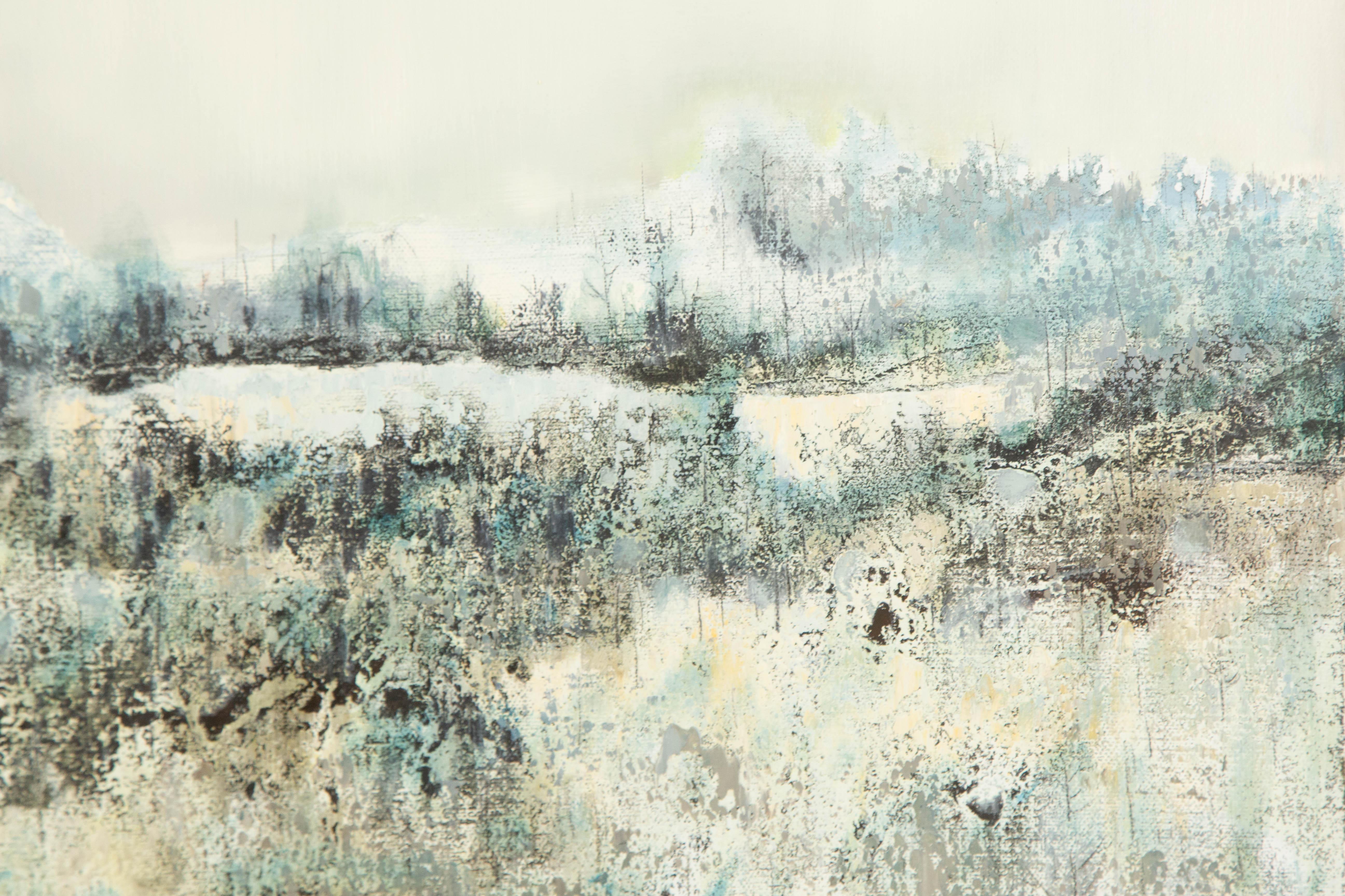 Baihai Zhang Landscape Original Oil On Canvas 