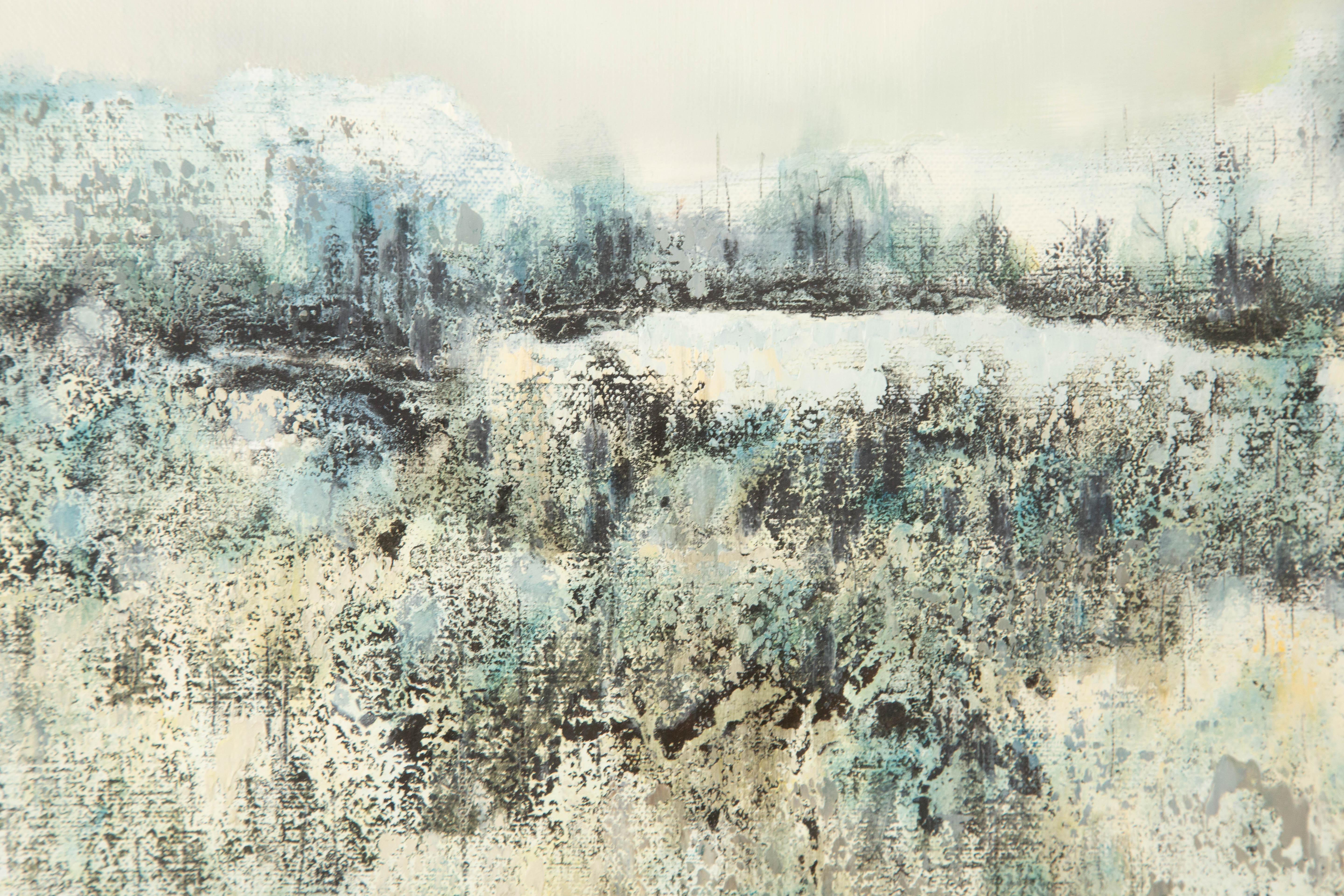 Baihai Zhang Landscape Original Oil On Canvas 