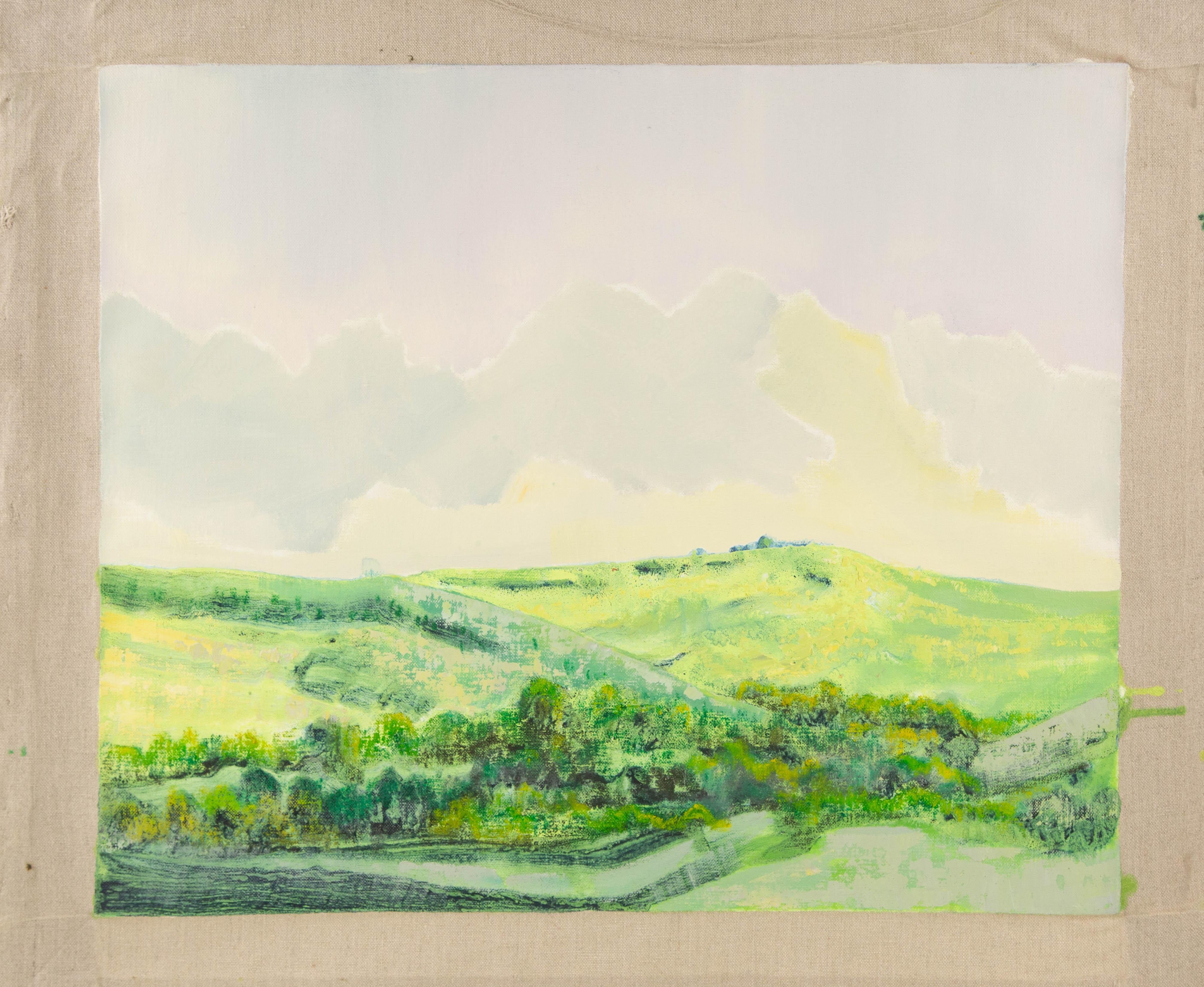 Baihai Zhang Landscape Original Oil On Canvas 