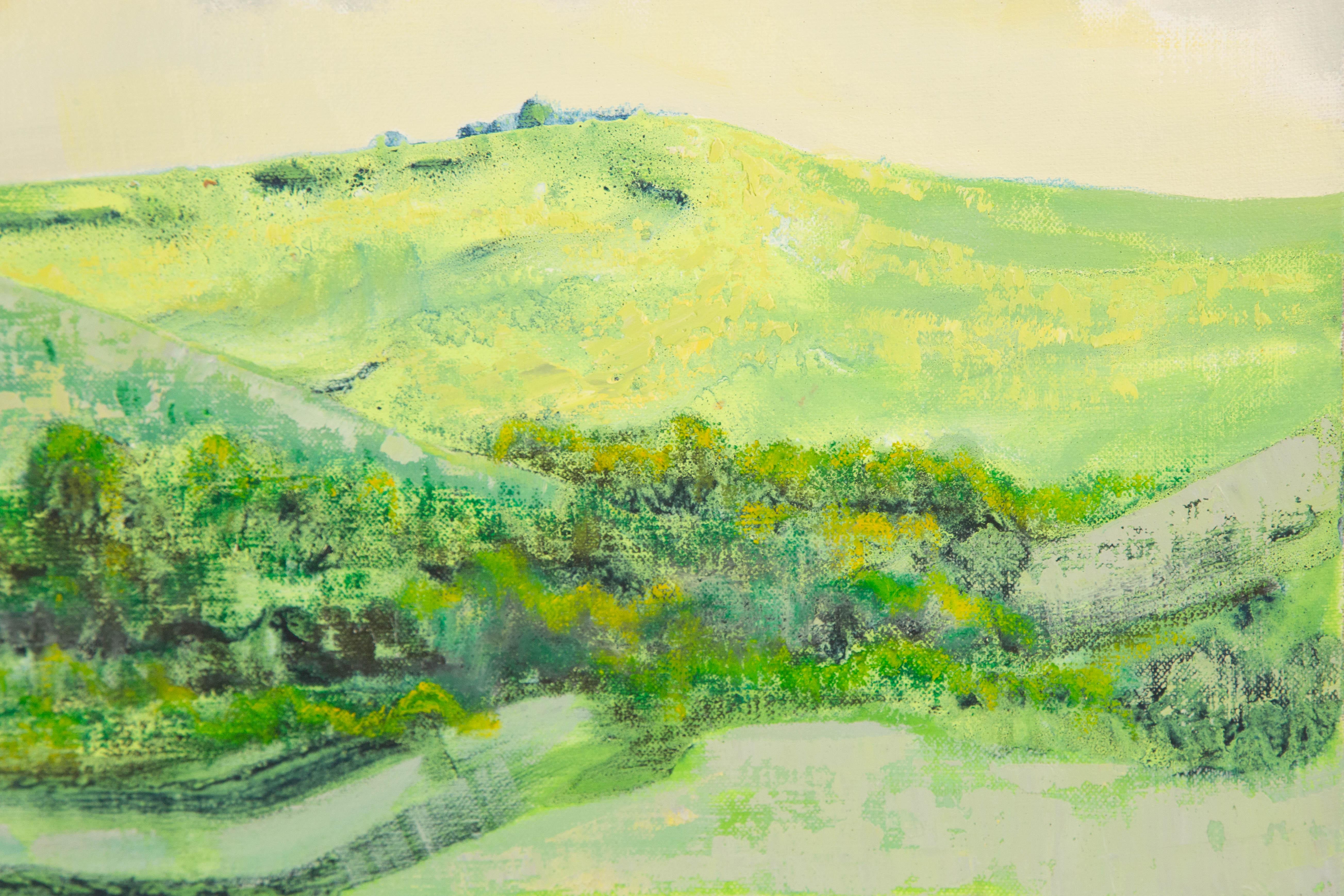 Baihai Zhang Landscape Original Oil On Canvas 