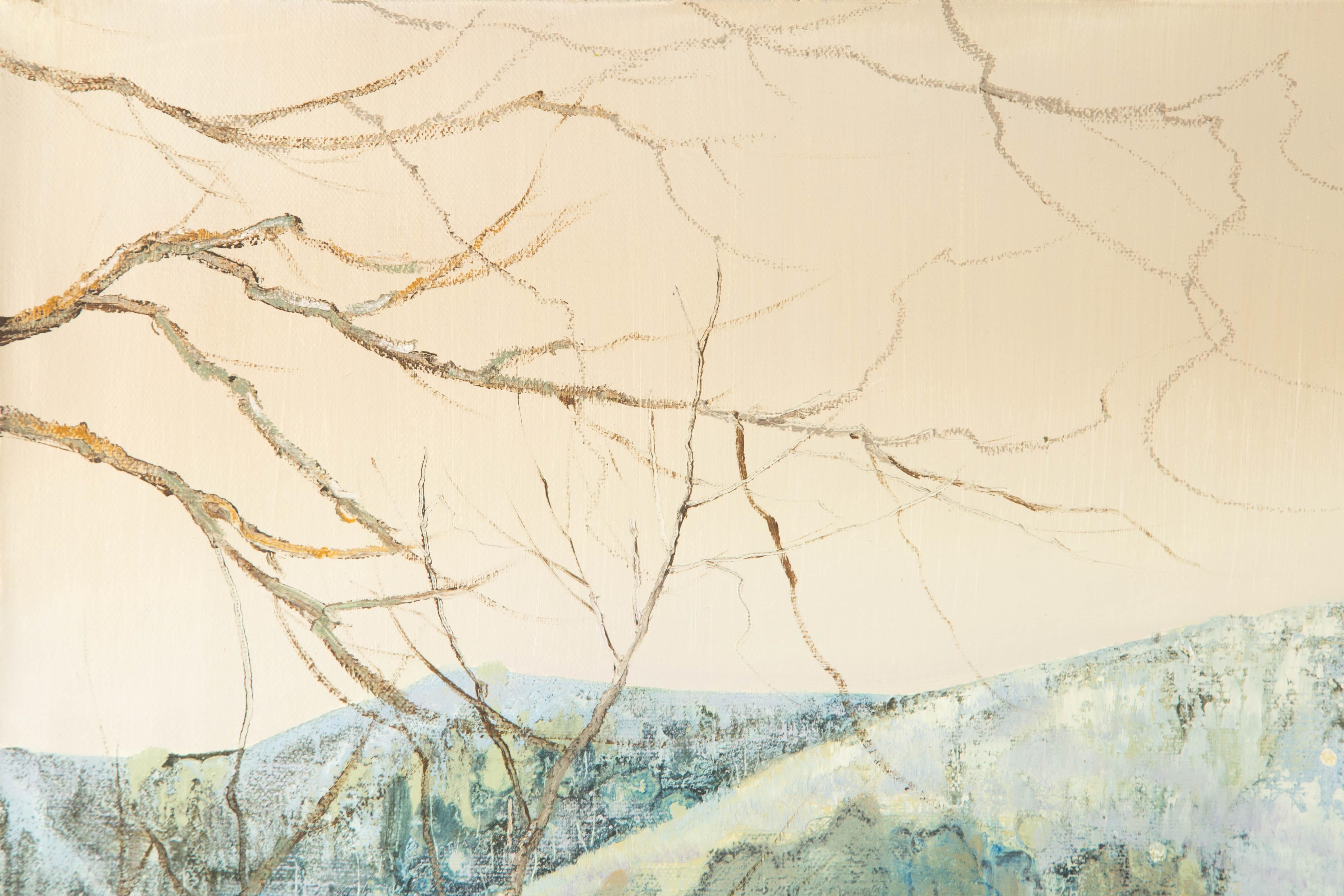 Baihai Zhang Landscape Original Oil On Canvas 