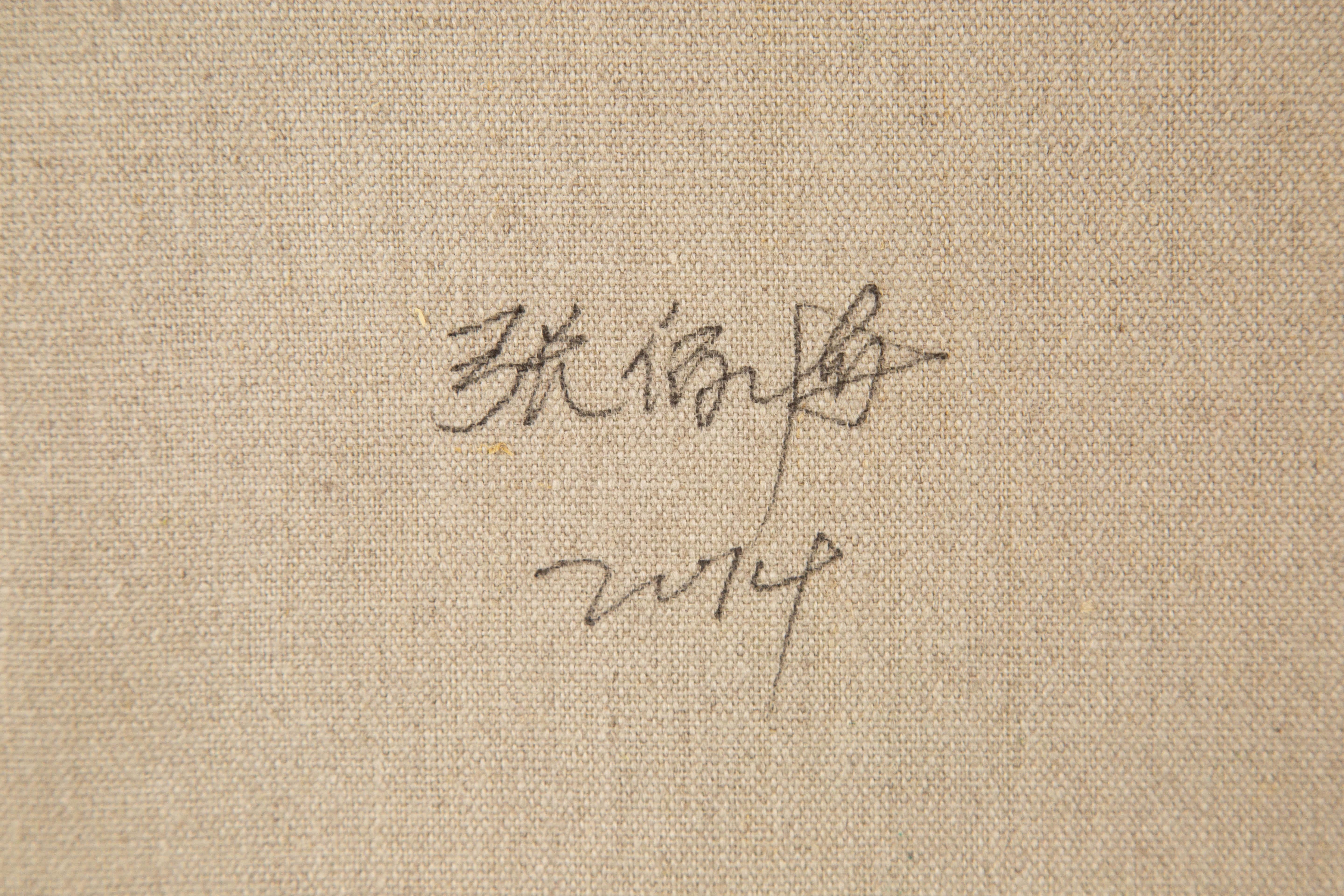 Baihai Zhang Landscape Original Oil On Canvas 