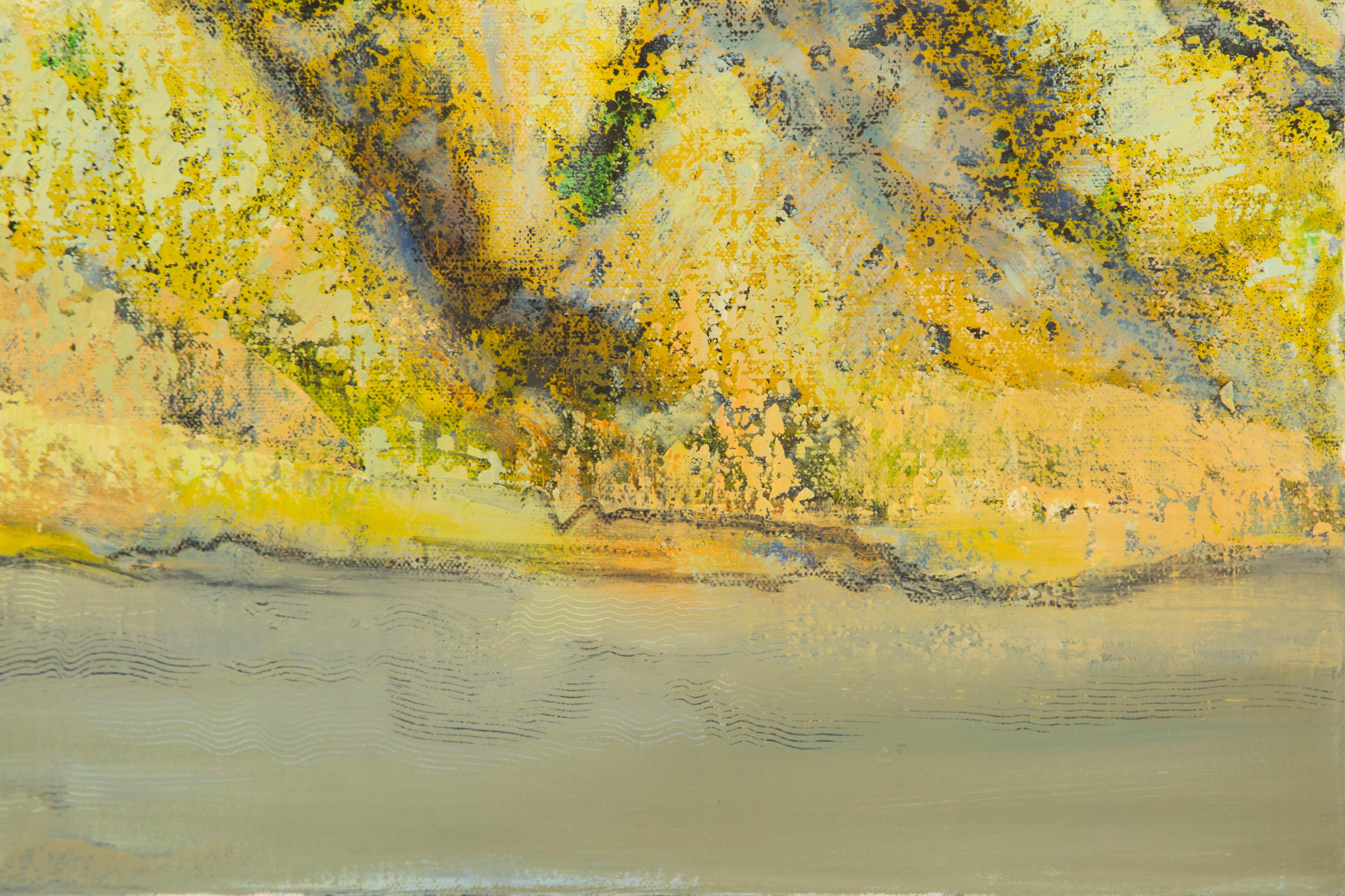 Baihai Zhang Landscape Original Oil On Canvas 