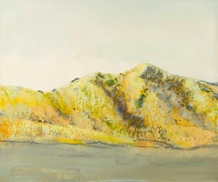 Baihai Zhang Landscape Original Oil On Canvas "Yellow Mountains"
