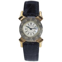 Bailey Banks and Biddle 14 Karat Massivgold Zweifarbige Art-Déco-Uhr, ca. 1930er Jahre