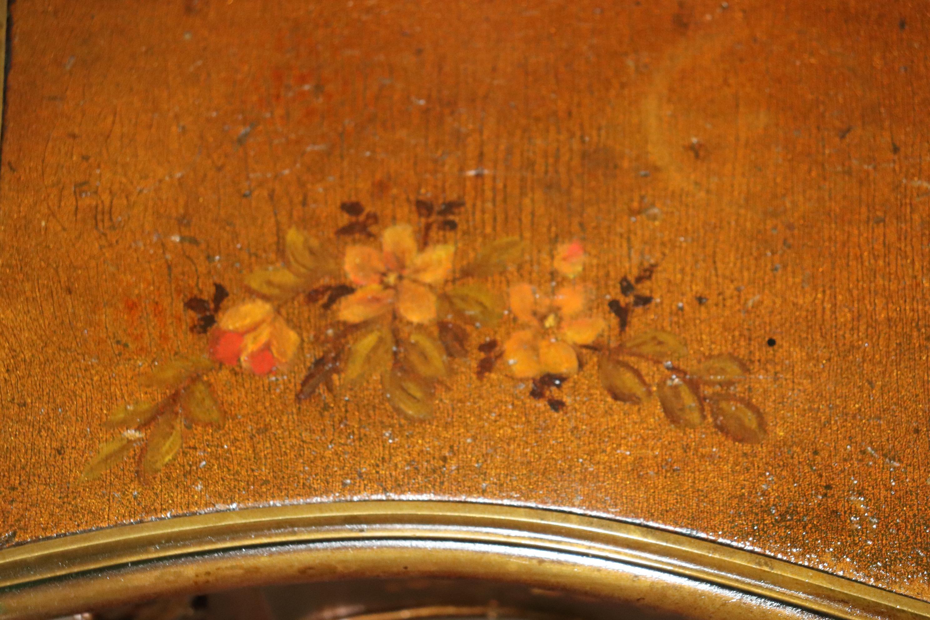 Bailey Banks and Biddle Vernis Martin Painted Desk on Gilded Background Louis XV 11