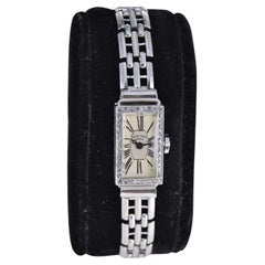 Used Bailey, Banks & Biddle Platinum Art Deco Ladies Diamond Dress Watch, 1930s