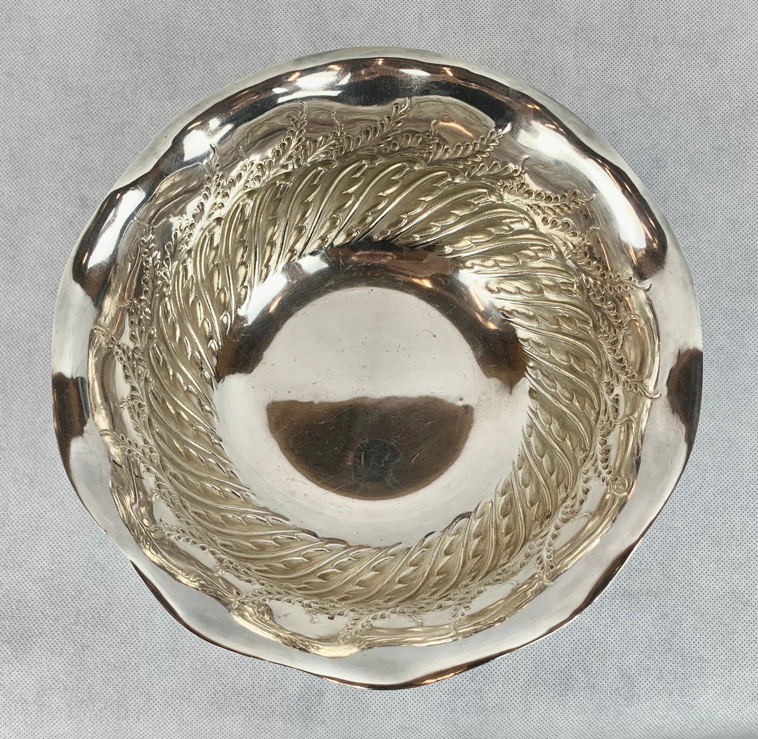 American Classical Sterling Silver Repoussé Bowl by Bailey, Banks and Biddle-9.5