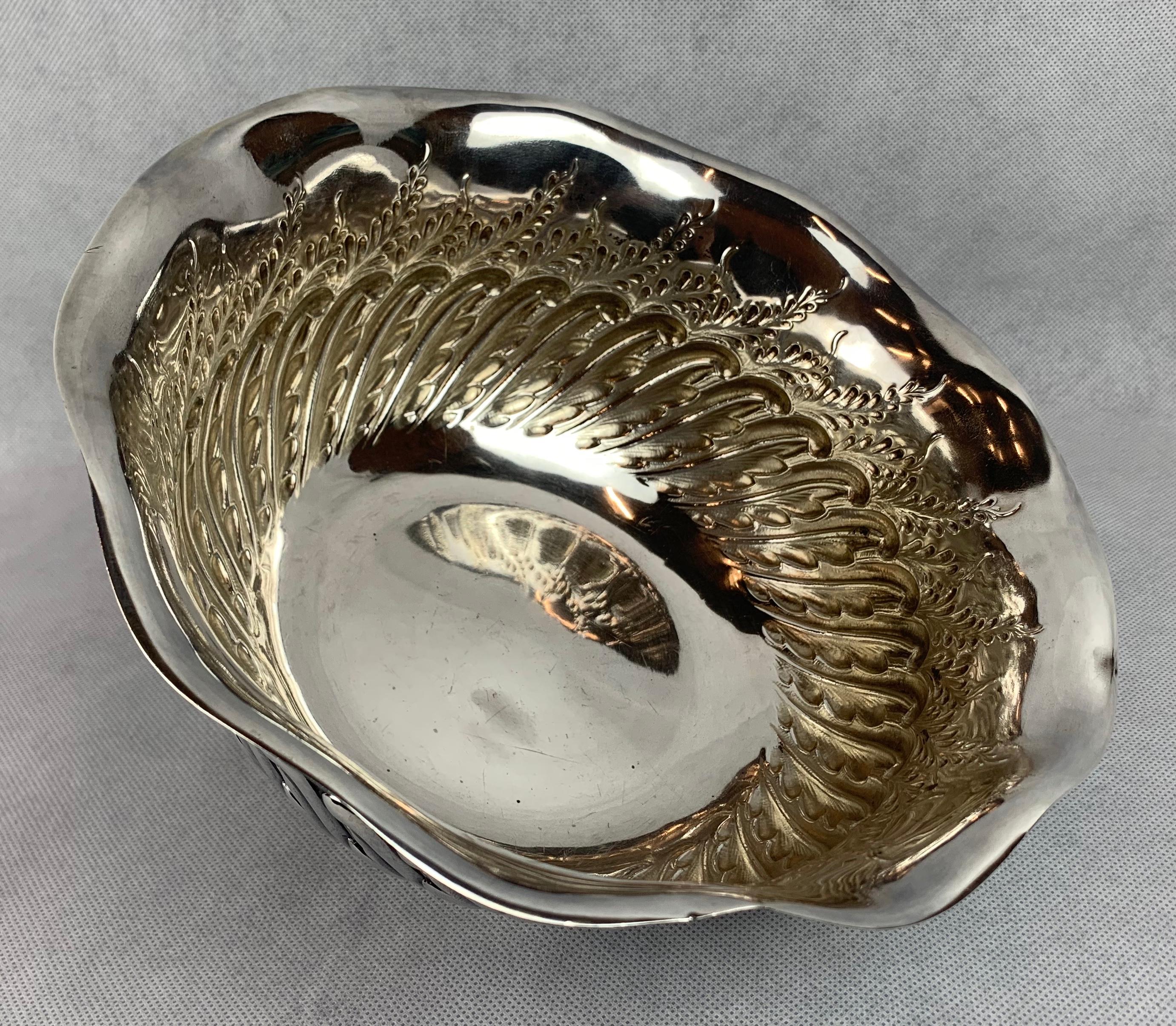 American Sterling Silver Repoussé Bowl by Bailey, Banks and Biddle-9.5