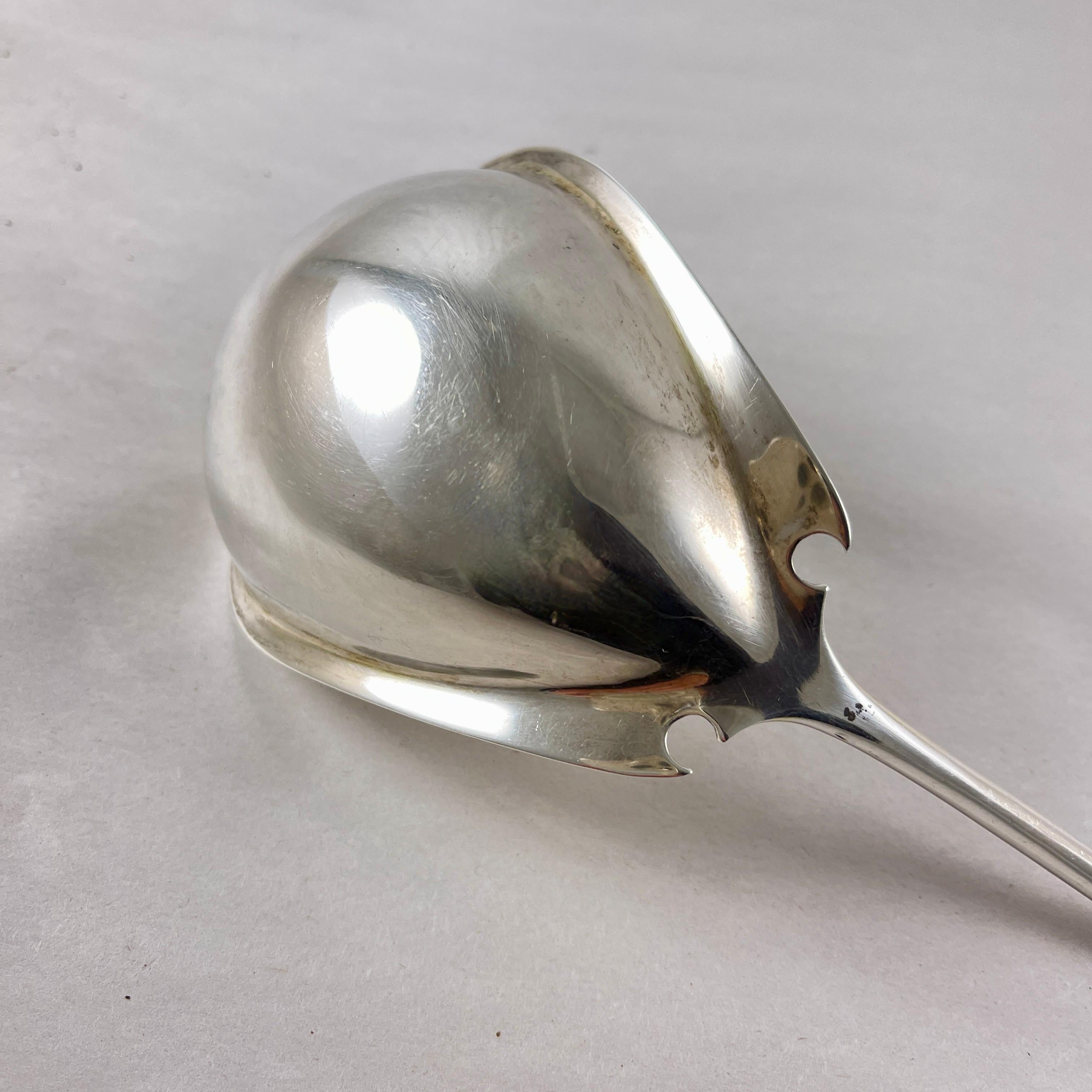 Bailey & Co. Estate Sterling Silver Hand Made Ladle, circa 1850 For Sale 4