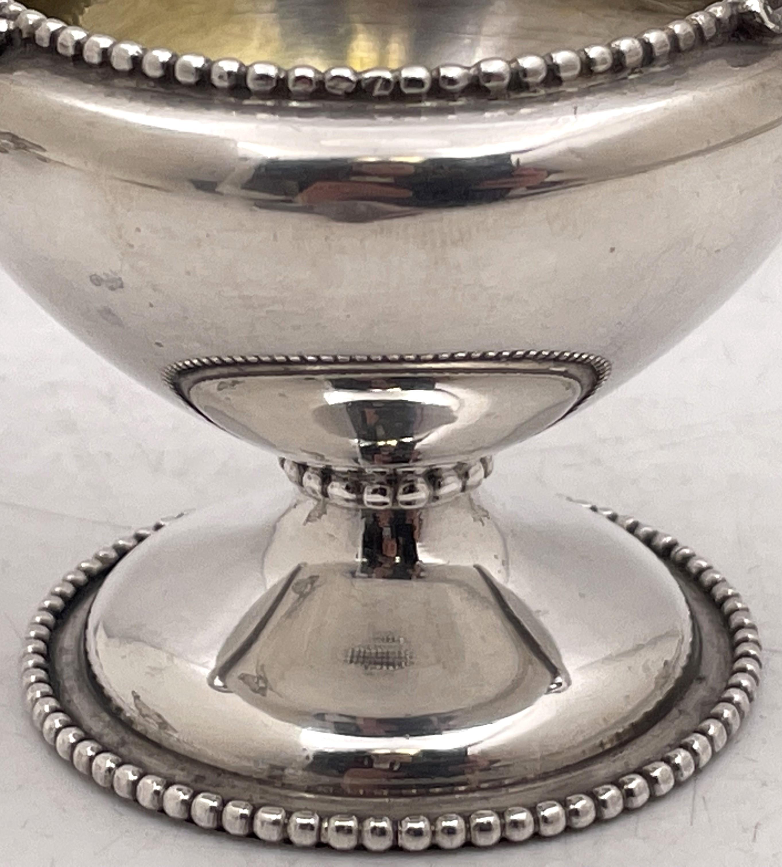 Bailey & Co. Set of 4 Coin Silver Open Salts from Mid-19th Century In Good Condition For Sale In New York, NY