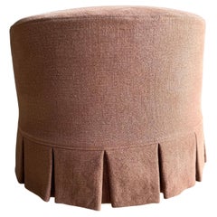 Pouf Havane Bailey avec jupe plissée