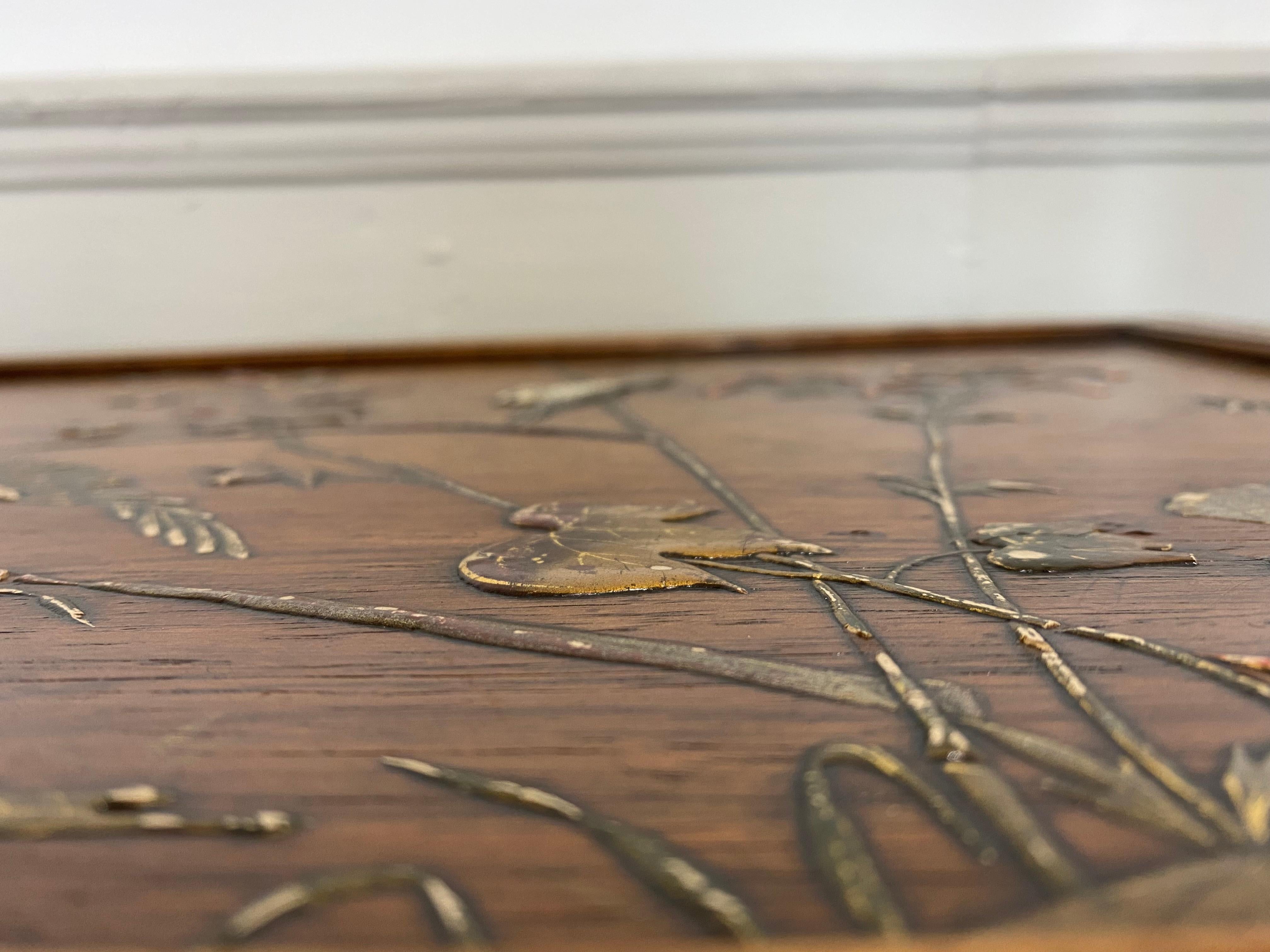 Table d'appoint laquée d'inspiration japonaise Bailly Throux de la fin du XIXe siècle en vente 13