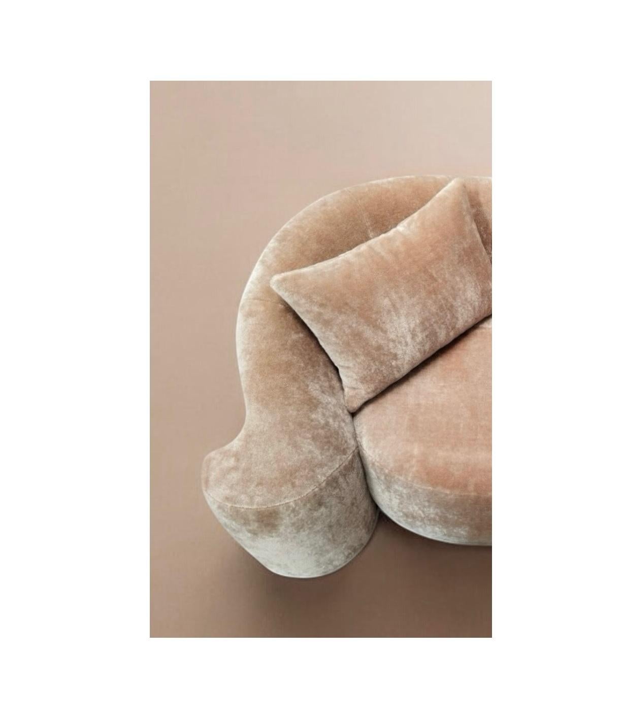 Sillón Baine en tapicería Dedar Milano Karakorum de Jérôme Bugara Moderno en venta