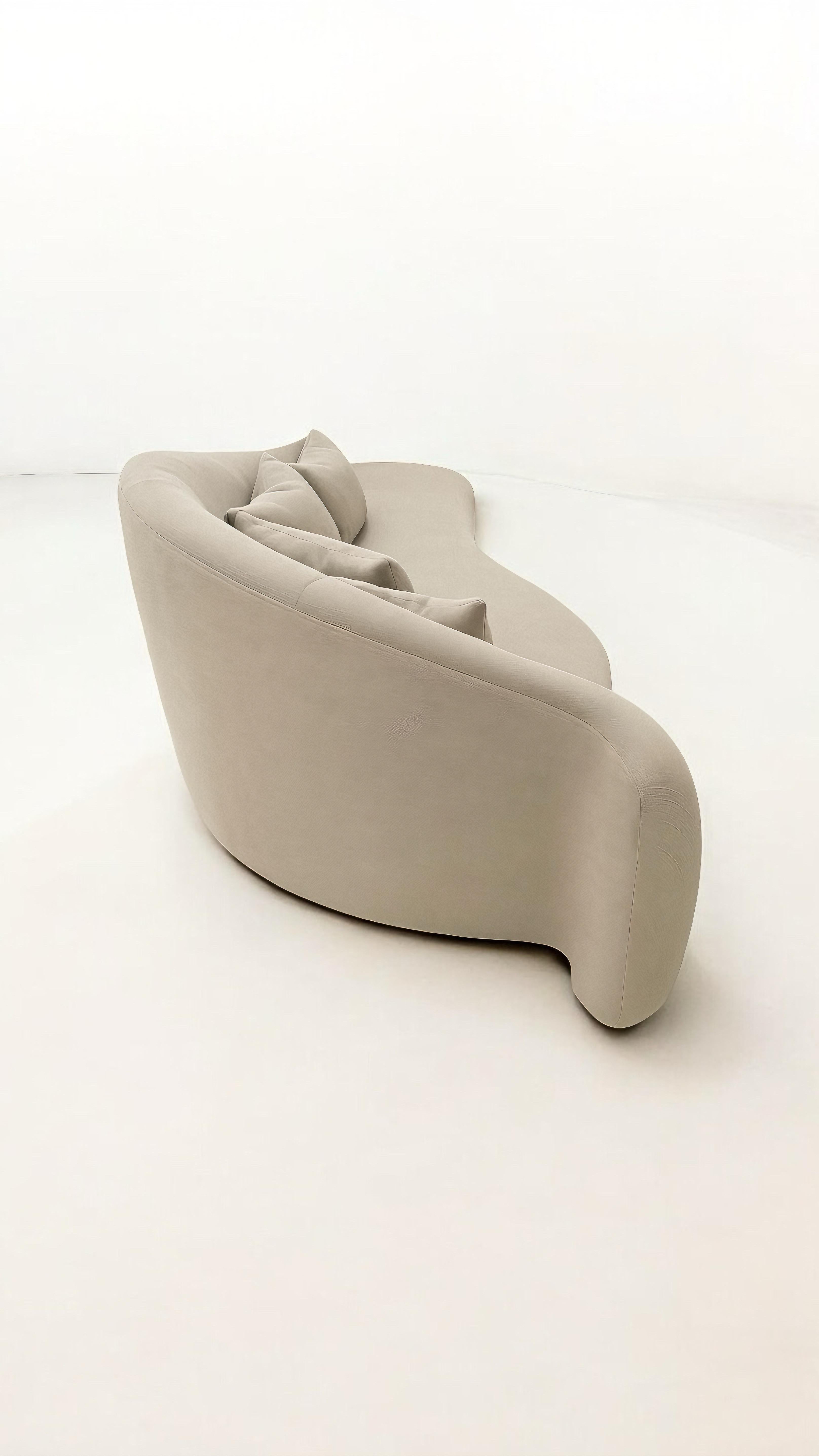 Lit de jour Baine en velours Fischbacher Upholstery by Jérôme Bugara Neuf - En vente à Geneve, CH