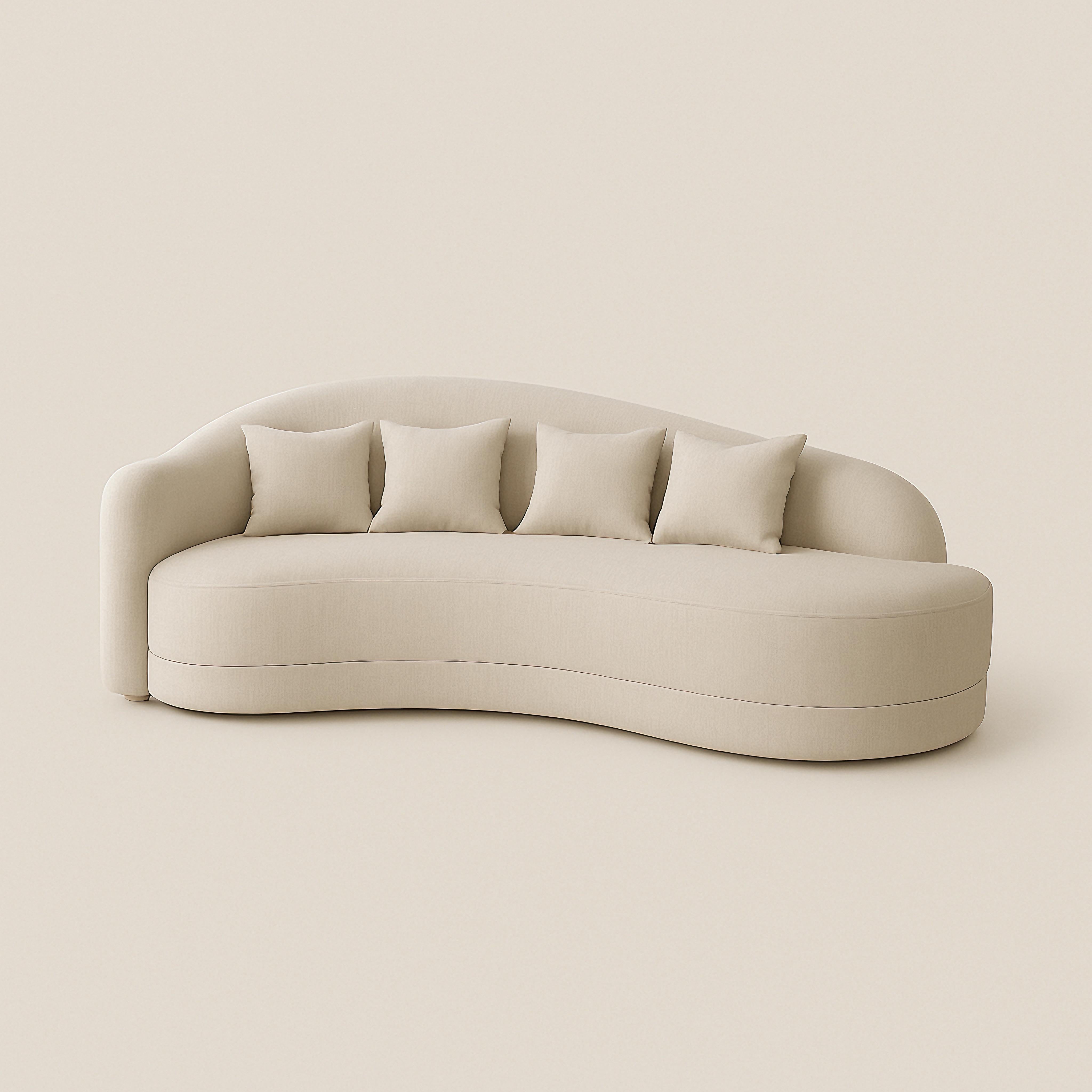 XXIe siècle et contemporain Lit de jour Baine en velours Fischbacher Upholstery by Jérôme Bugara en vente