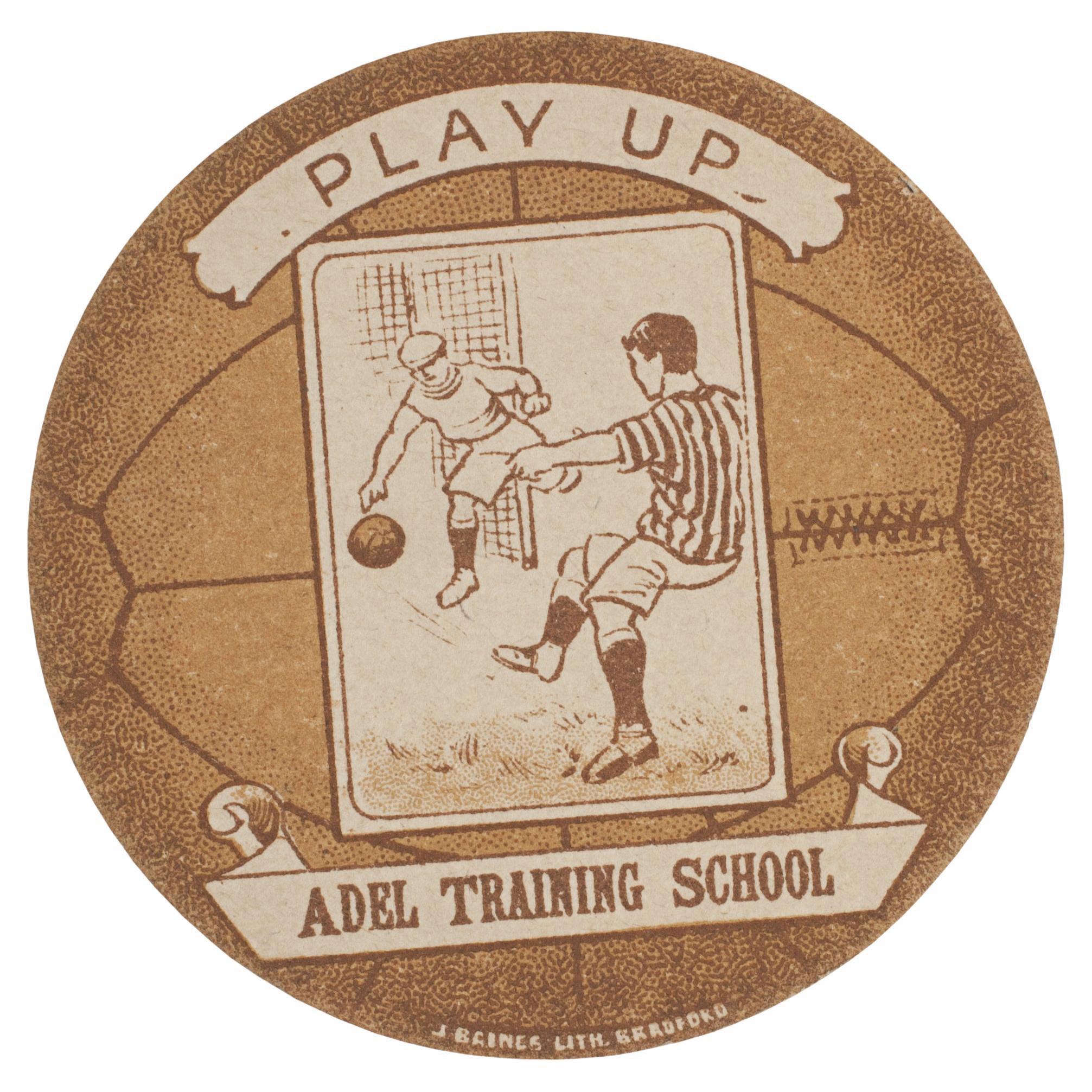 Carte de commerce de football de Baines, Adel Training School, Play Up.